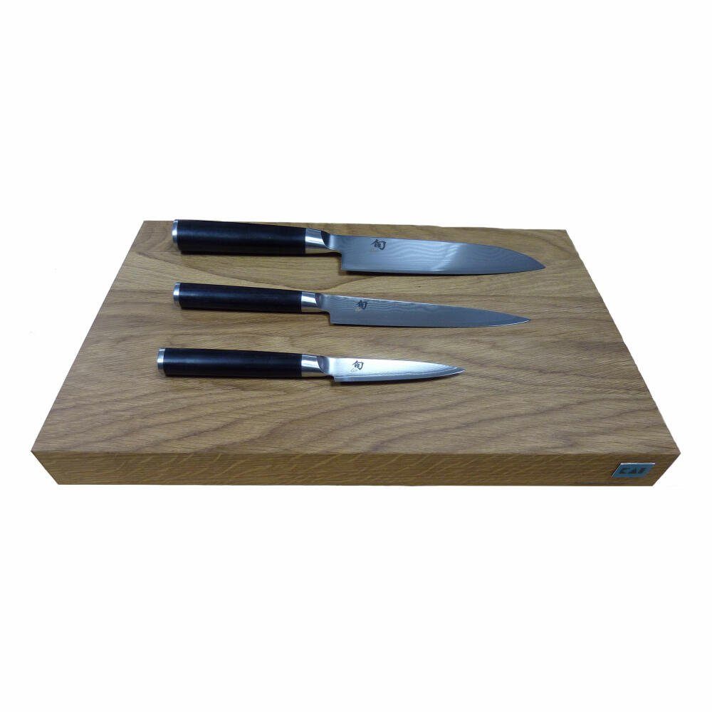 KAI Messer-Set Shun Hackbrett Set (4-tlg), mit Hackbrett