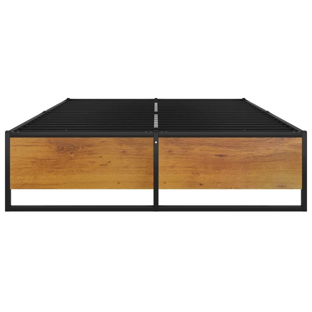 vidaXL Bett Bettgestell Schwarz Metall 120x200 günstig online kaufen