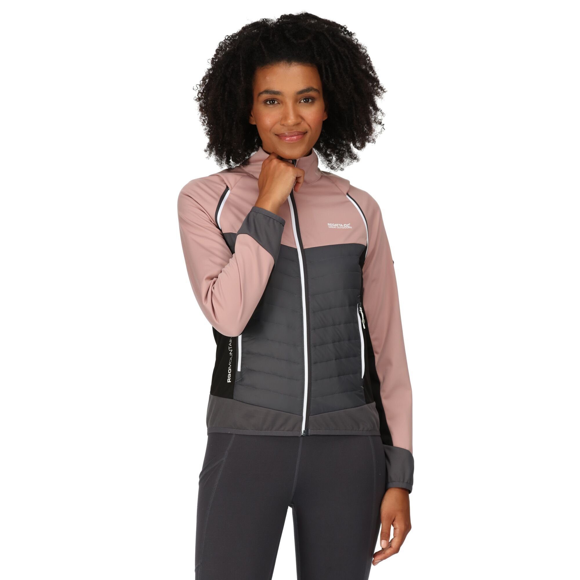 wasserabweisend Damen, und Steren Ärmel Outdoorjacke abnehmbar, Regatta DuskyRs/SlGy wind- für