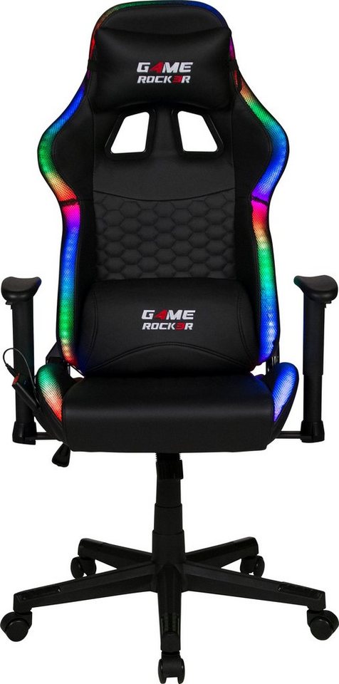 Duo Collection Chefsessel Game-Rocker G-10 LED, Gaming Chair mit LED  Wechselbeleuchtung