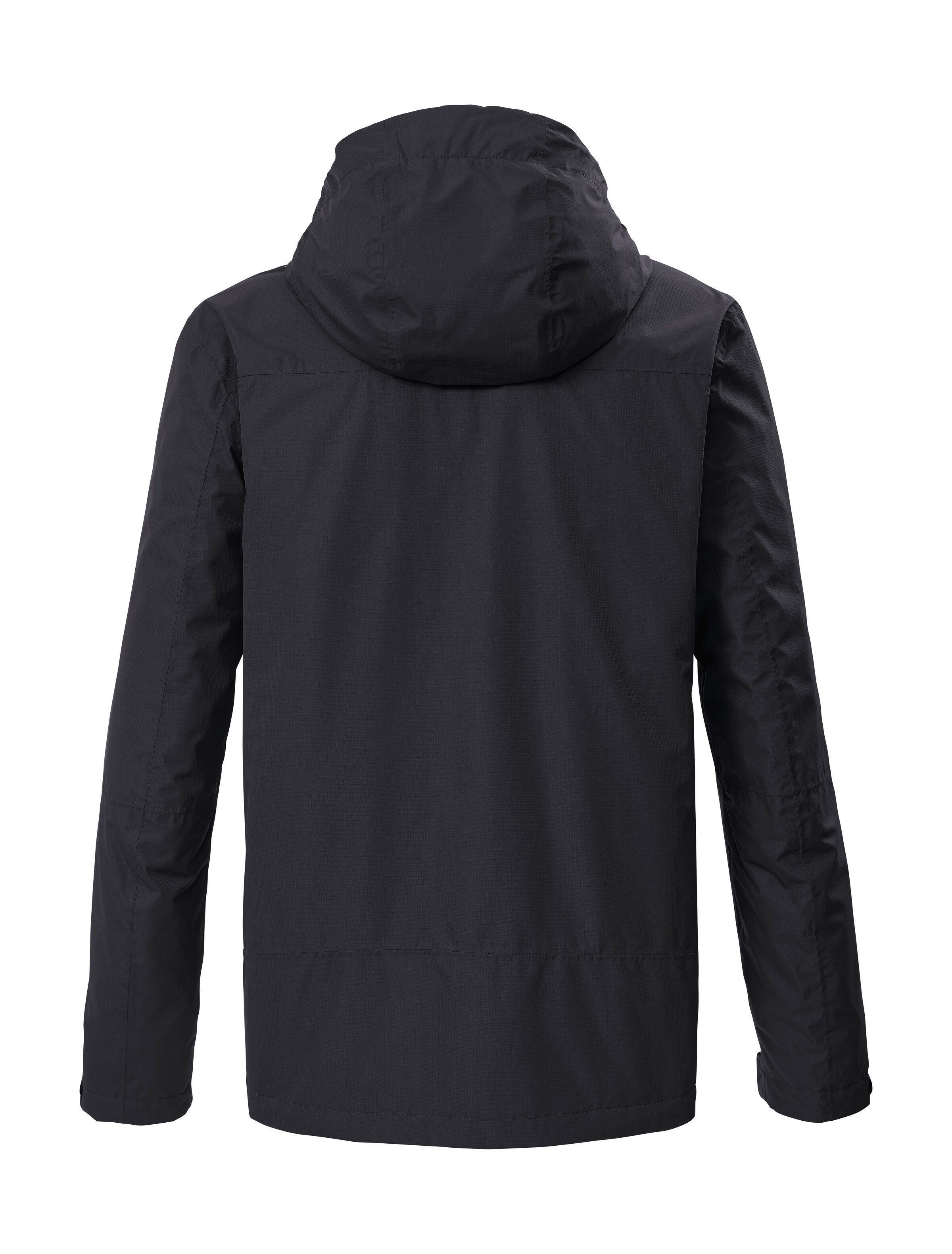 Killtec Funktionsjacke KOS 41 MN JCKT Wasserdichte, atmungsaktive Jacke mit verstellbarer Kapuze