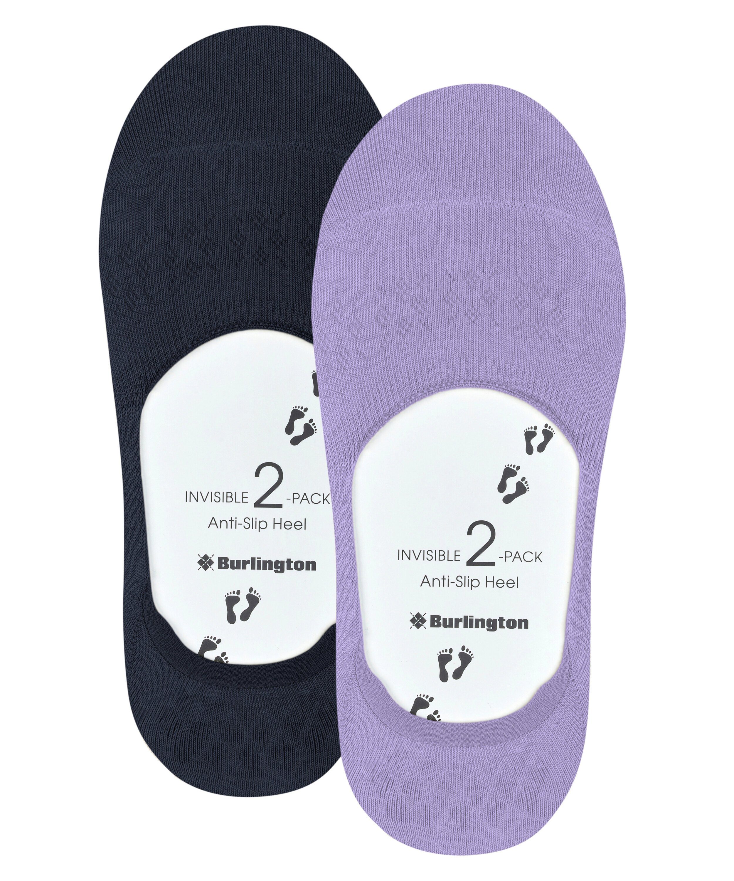 Burlington Füßlinge Everyday 2-Pack (2-Paar) mit Anti-Slip-System