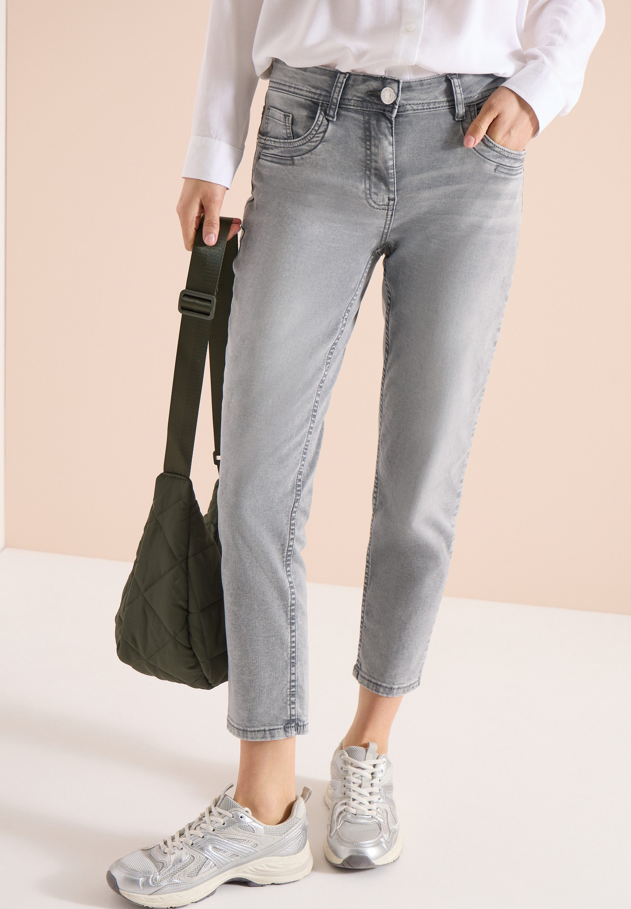 CECIL Slim-fit-Jeans im Denim-Style