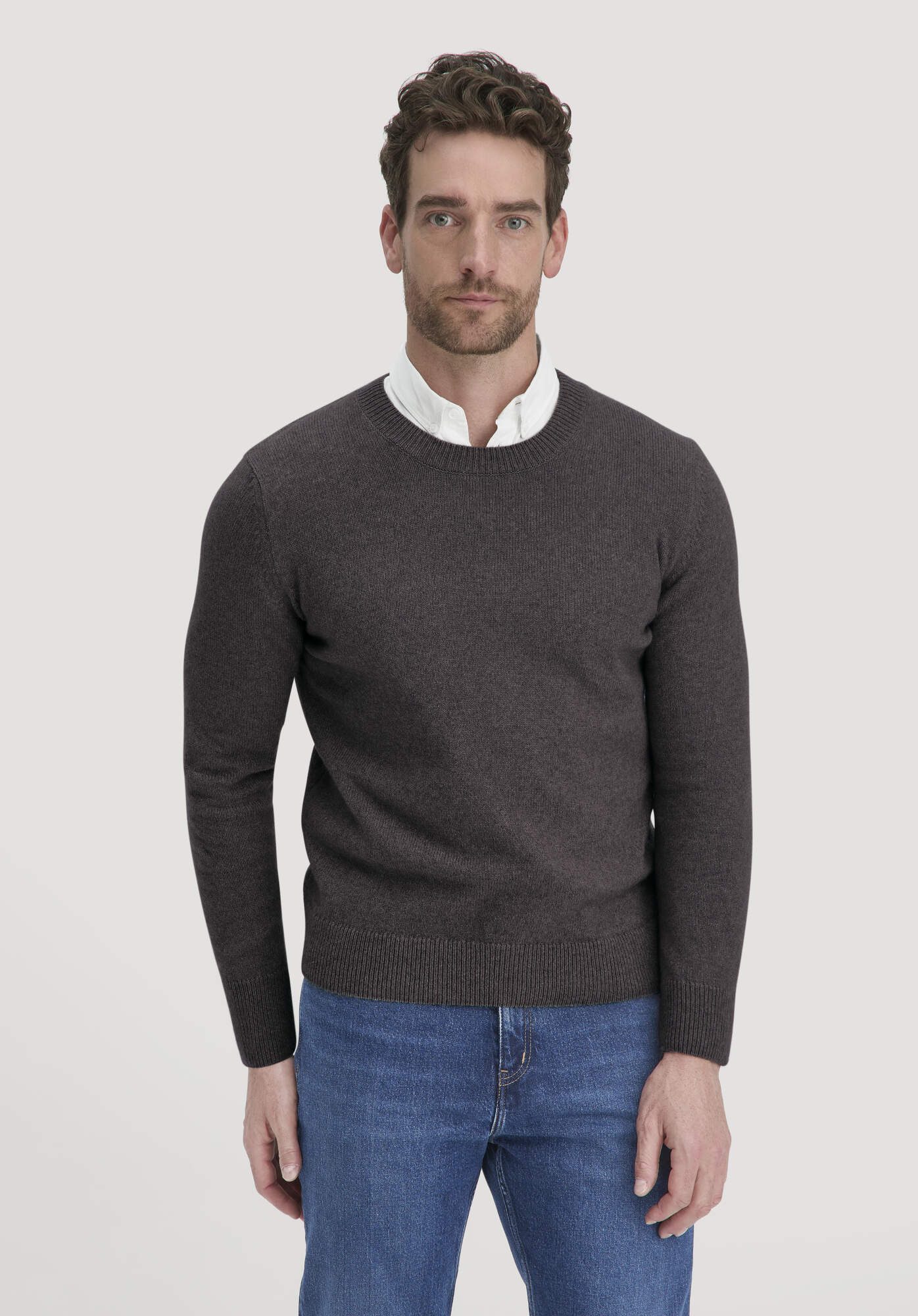 Hessnatur Strickpullover Regular aus Bio-Merinowolle mit Bio-Baumwolle (1-t günstig online kaufen