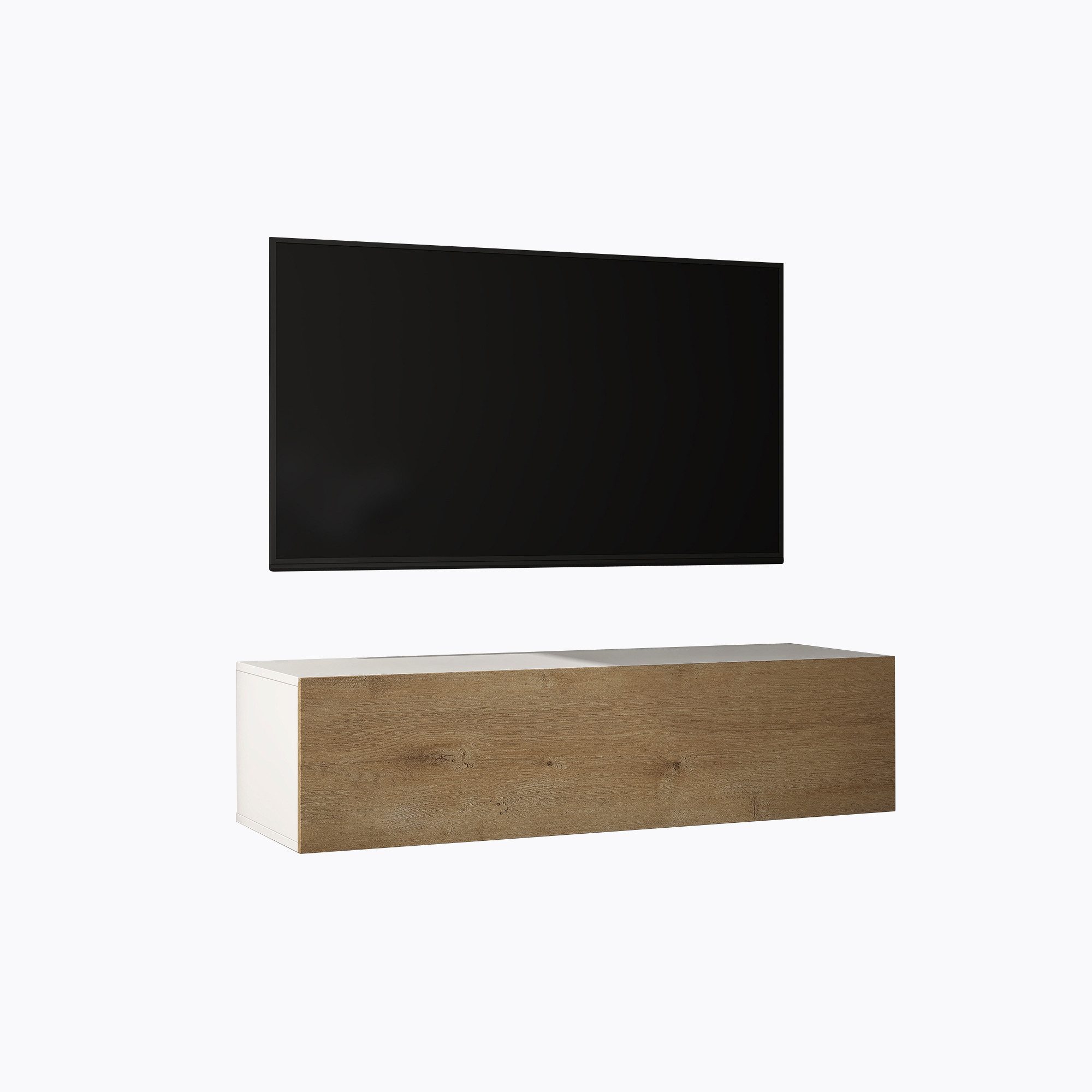 doporro TV-Board TV-Schrank Low-Board modern Fernsehtisch Wandmontage H:30c günstig online kaufen