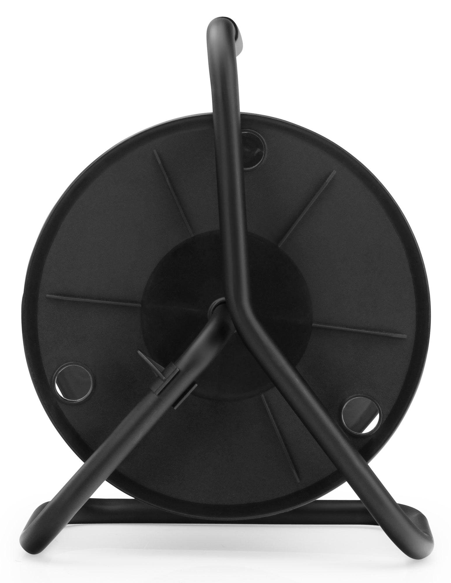 Pronomic KT-100 Leertrommel für Kabel, Draht, Seil, Schlauch usw. Kabeltrommel (Rundspule aus Kunststoff), Für ca. 80 - 100 Meter Mikrofonkabel – Bild 3 von 5