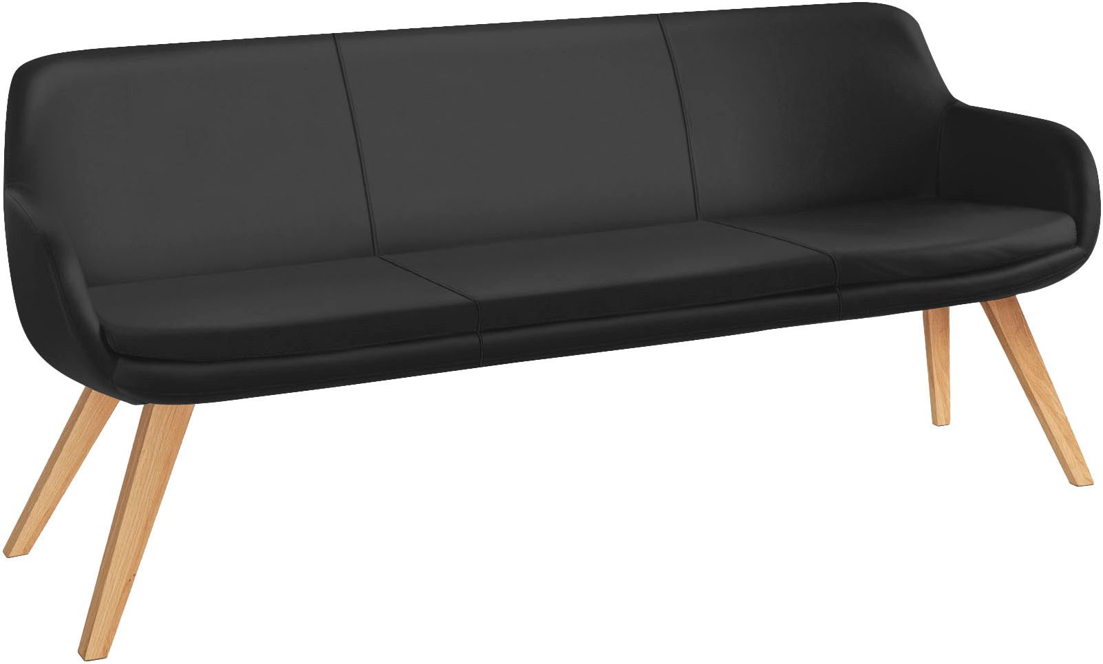 Musterring Essbank Tavia, Stativgestell aus Eiche bianco massiv, Breite 180, 200 oder 220 cm