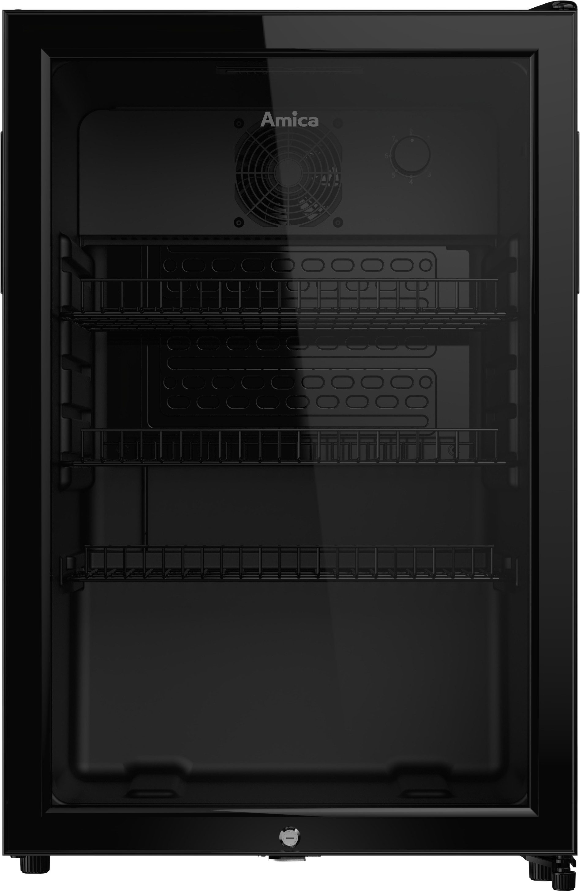 Amica Getränkekühlschrank FK 341 151 S, 84 cm hoch, 55 cm breit, perfekte Kühlung dank professioneller Ausstattung