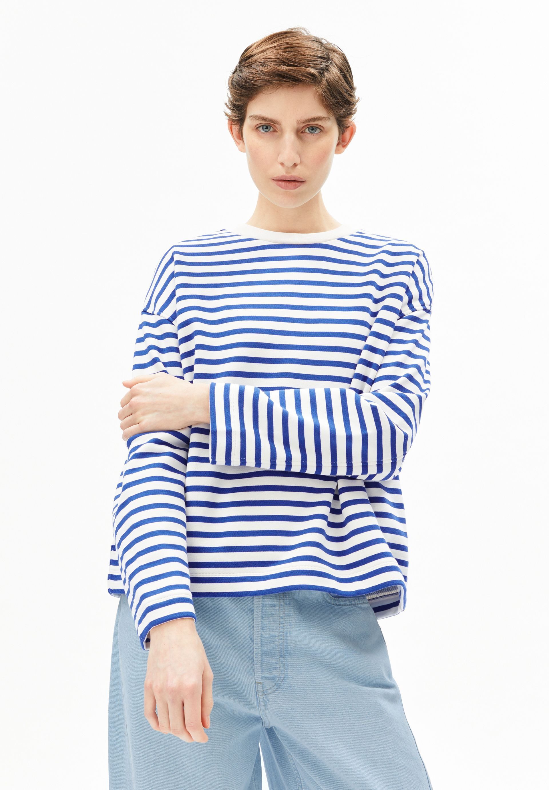 Armedangels Sweatshirt FRANKAA MAARLEN STRIPE Oversized Fit günstig online kaufen