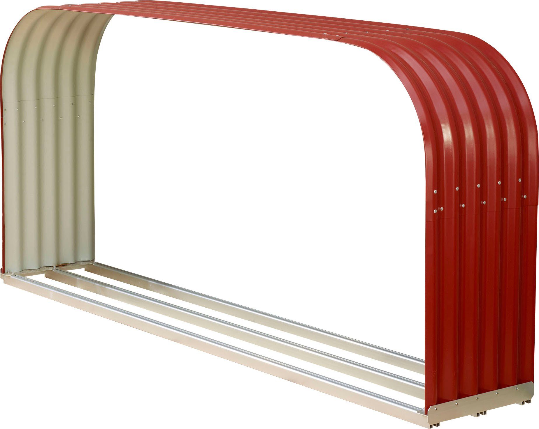 Vitavia Kaminholzregal Lignum 401, flach, BxTxH:209,6x40,1x99,8 cm, BxTxH: 210x40x100 cm