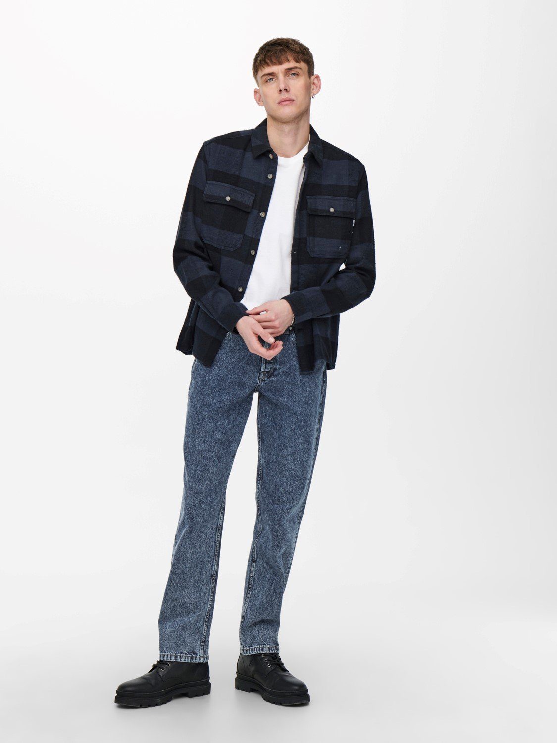ONLY & SONS Regular-fit-Jeans (1-tlg) ONSEDGE günstig online kaufen