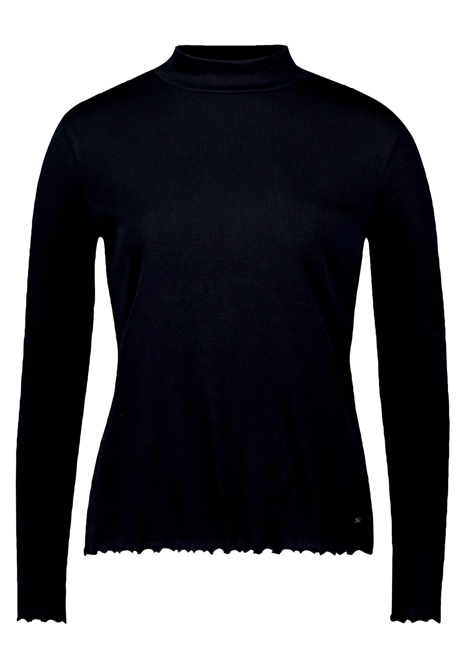 Betty&Co Kurzarmshirt Damen mit Rippenstruktur (1-tlg)