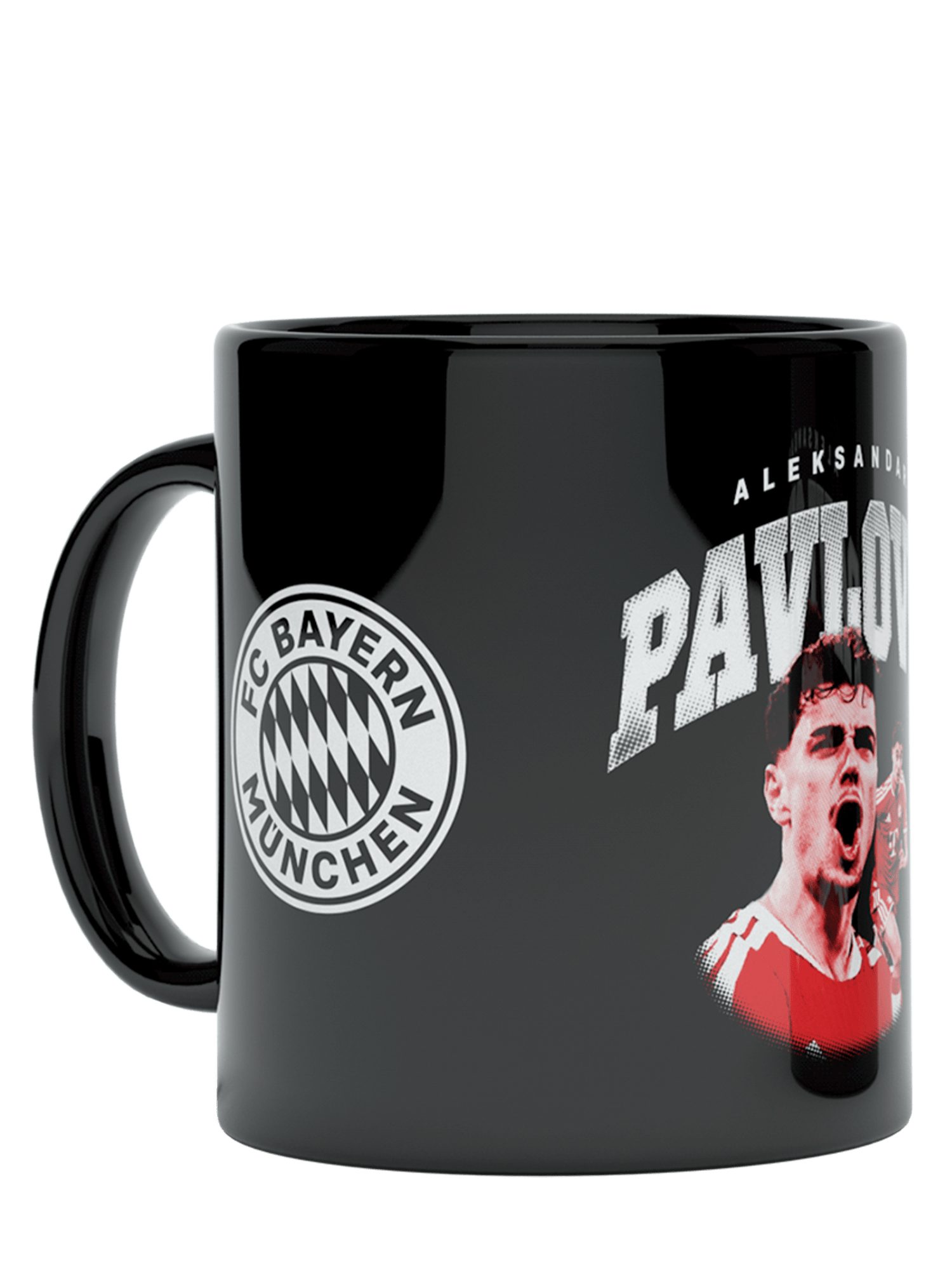 FC Bayern München Tasse FC Bayern München I Tasse Pavlović 0,3 l I Schwarz, Keramik