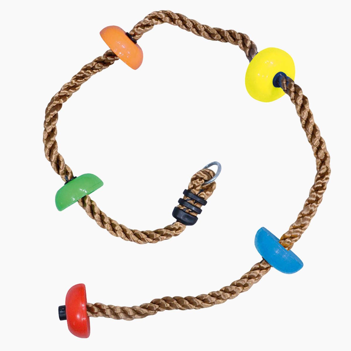 Bino & Mertens Kletterseil Kletterseil mit bunten Tritten (spar packung, 1-tlg., packung), Traglast bis zu 270 kg