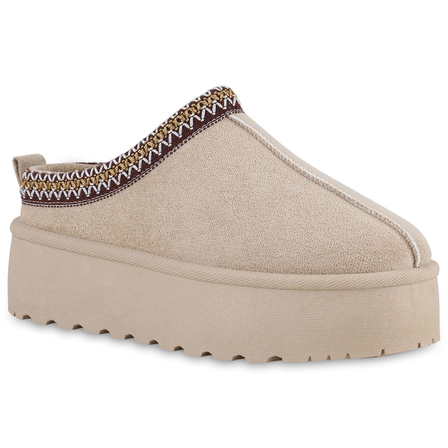 VAN HILL 840734 Hausschuh Damen Warm Gefütterte Шлепанцы Домашняя обувь Bequeme Prints