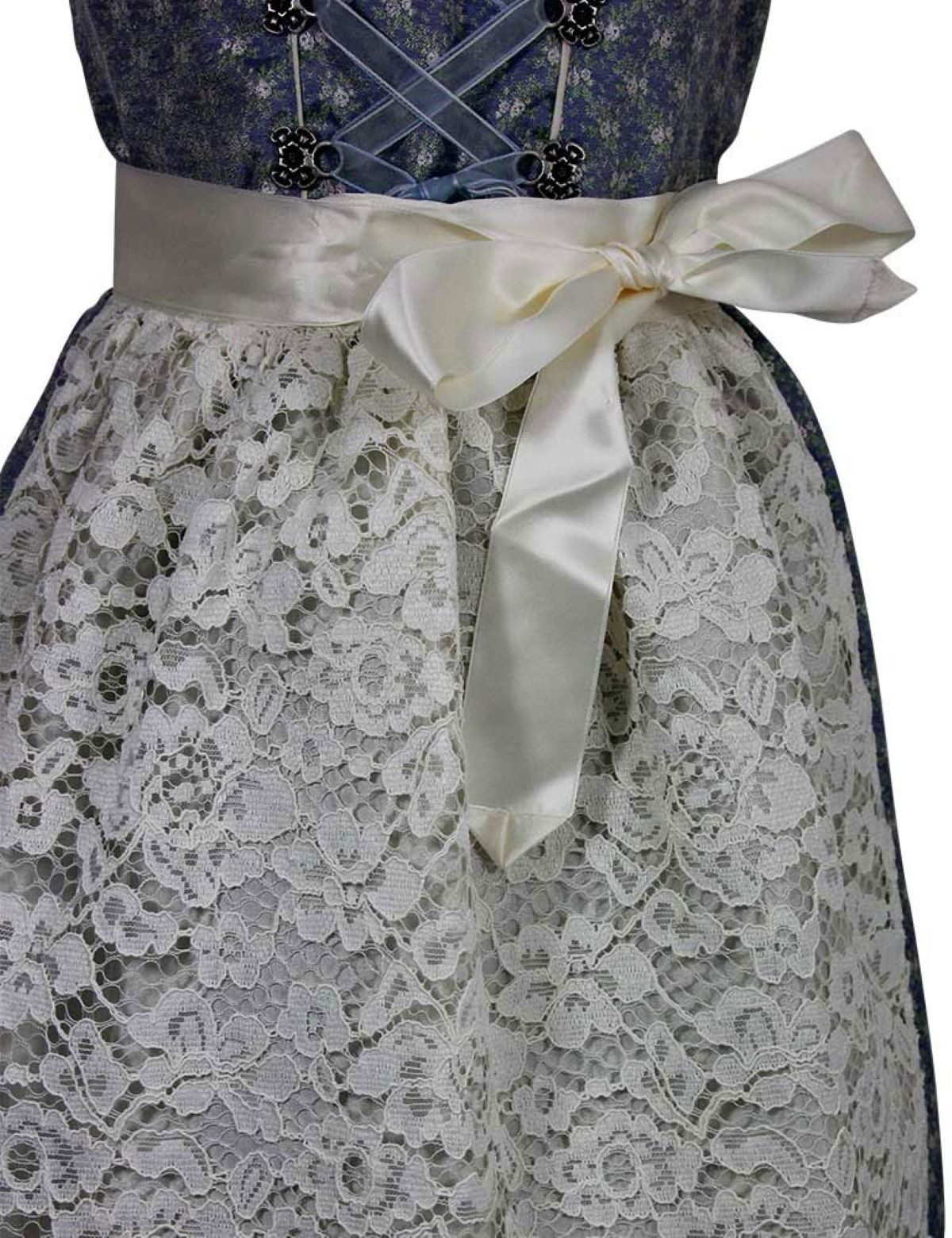 Isar-Trachten Dirndl Isar-Trachten Kinder Dirndl 'Sarah' 3-tlg. mit Blu