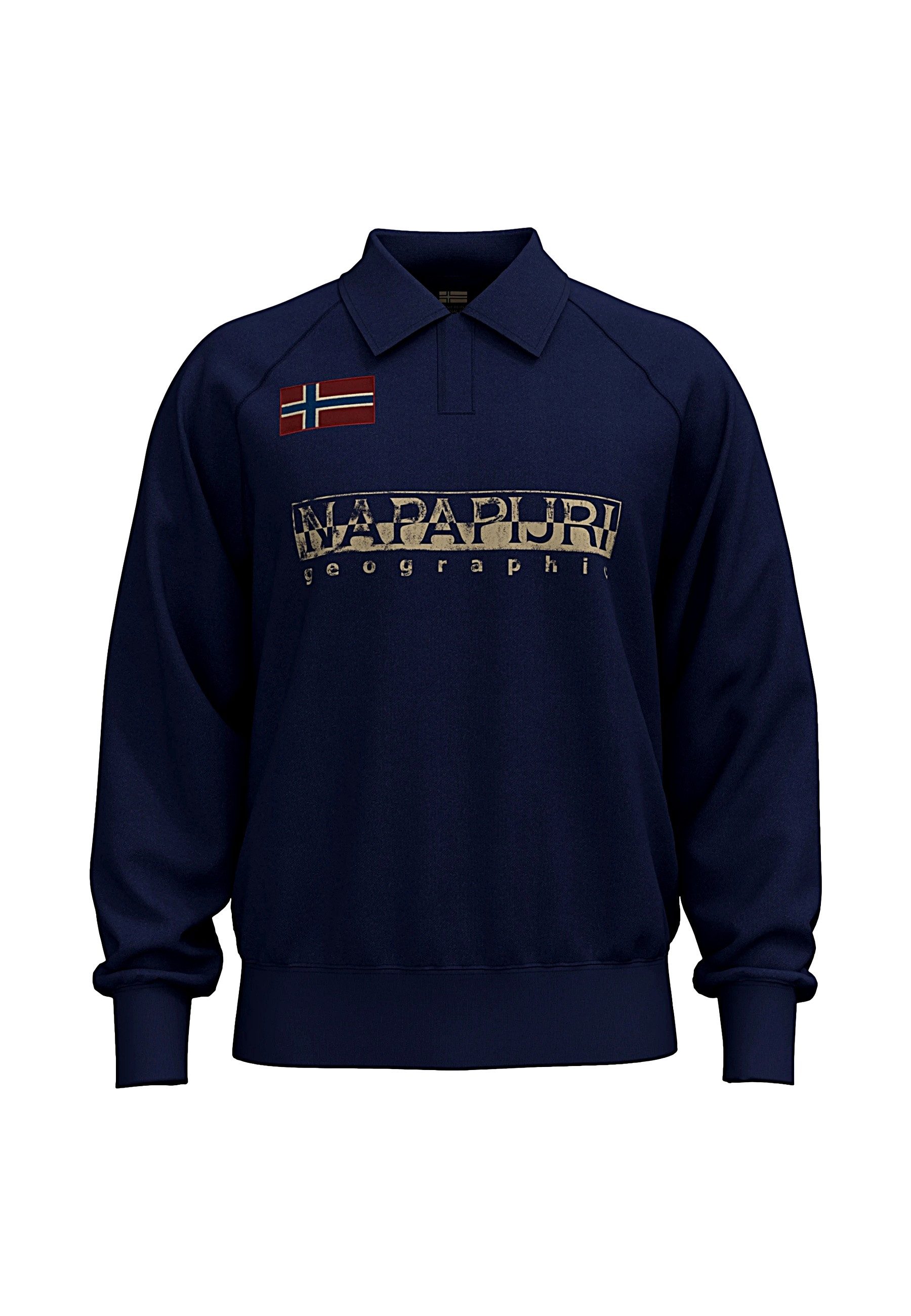 Napapijri Poloshirt Poloshirt Langarmshirt mit Polokragen (1-tlg., 1)