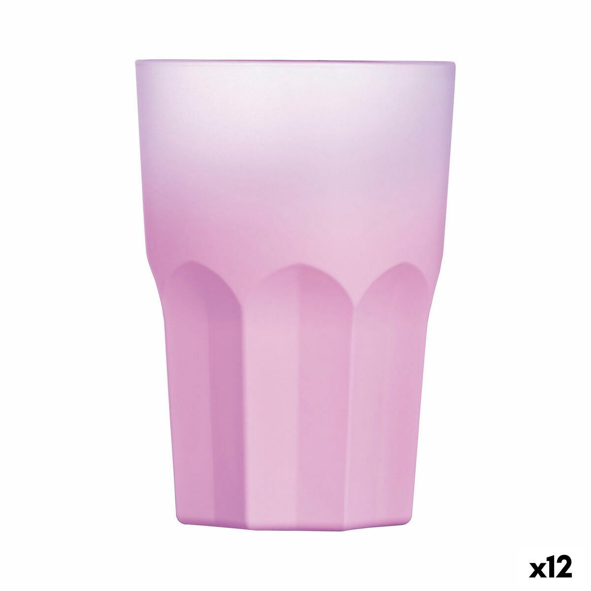 Luminarc Стекло-Set, Trinkglas Luminarc Summer Pop Rosa Glas 12 Stück 400 ml