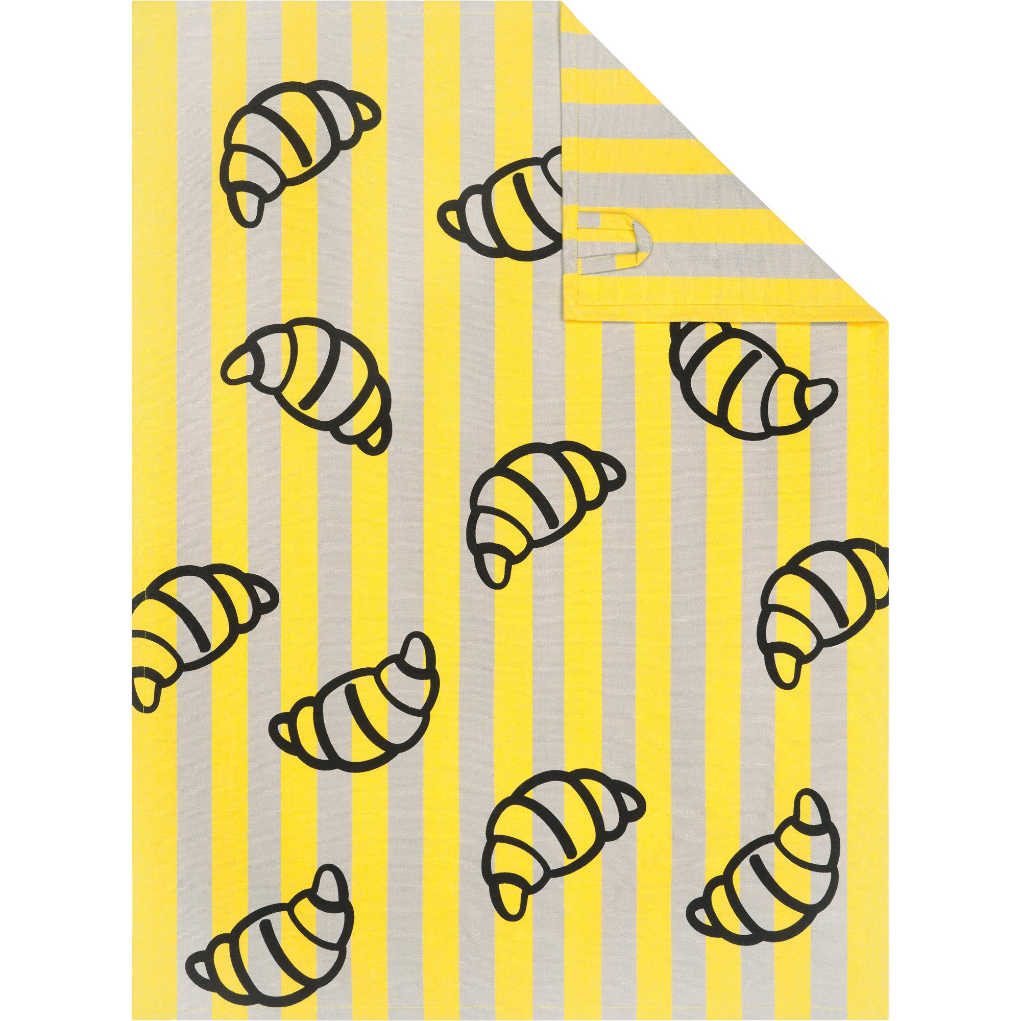 Cawö Home Geschirrtuch Prints & Stripes Croissants 544, (1-tlg)