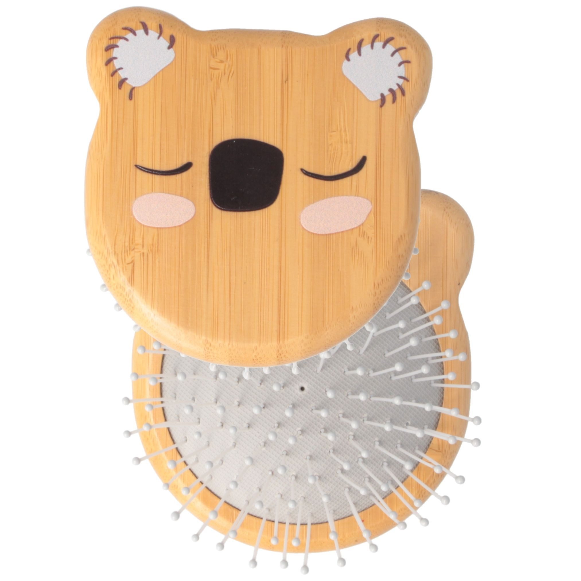 PARSA Beauty Haarbürste PARSA Beauty NATURE KIDS Bürste Koala Print Bambus Kinder Haarbürste