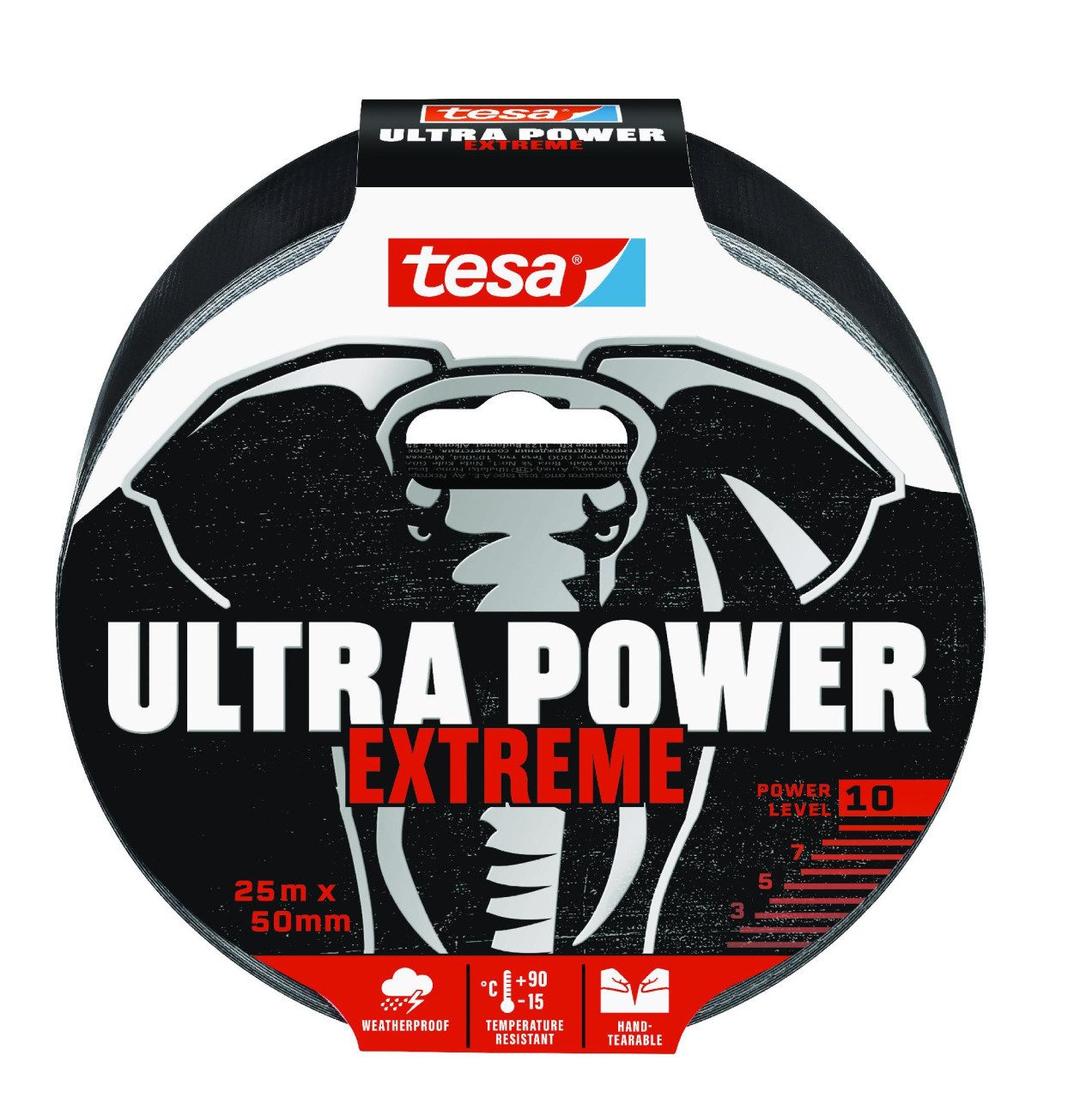 tesa Packpapier tesa Ultra Power Extreme 25 m x 50 mm, schwarz