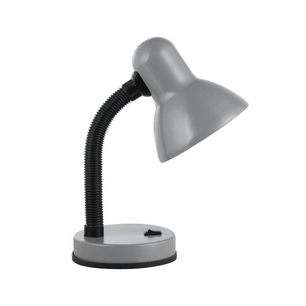 EGLO Tischleuchte BASIC, Ein-/Ausschalter, ohne Leuchtmittel, Leuchtmittel wechselbar, Ø12,5 x H30 cm / exkl. 1 x E27 (je max. 40W) / Wippschalter