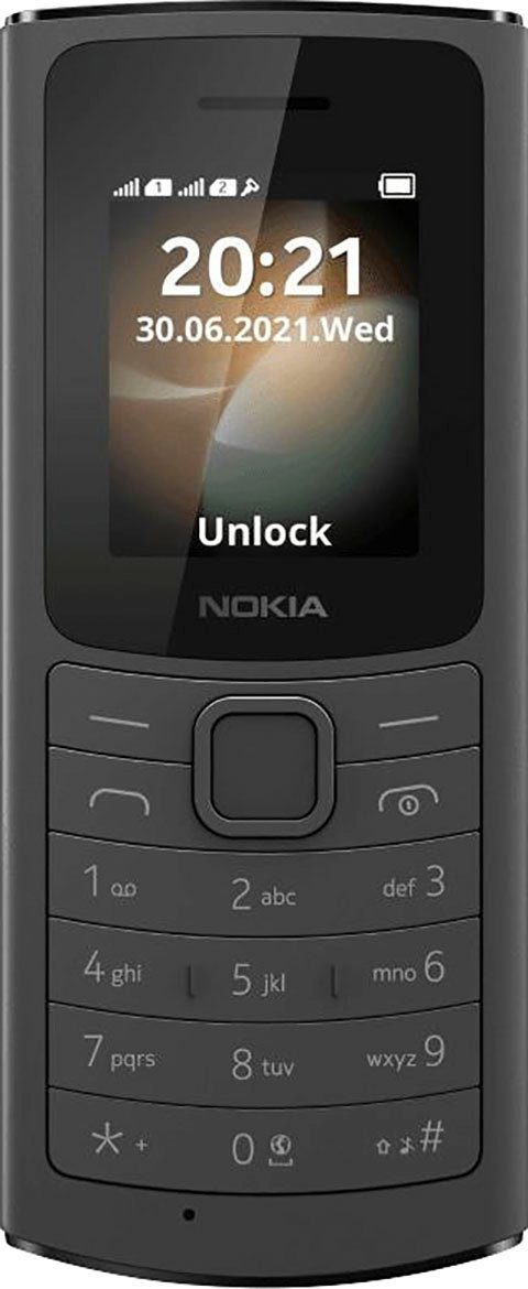 Nokia 110 4G Speicherplatz, cm/1,8 Kamera) Zoll, 0,1 0,12 MP Handy (4,57 GB
