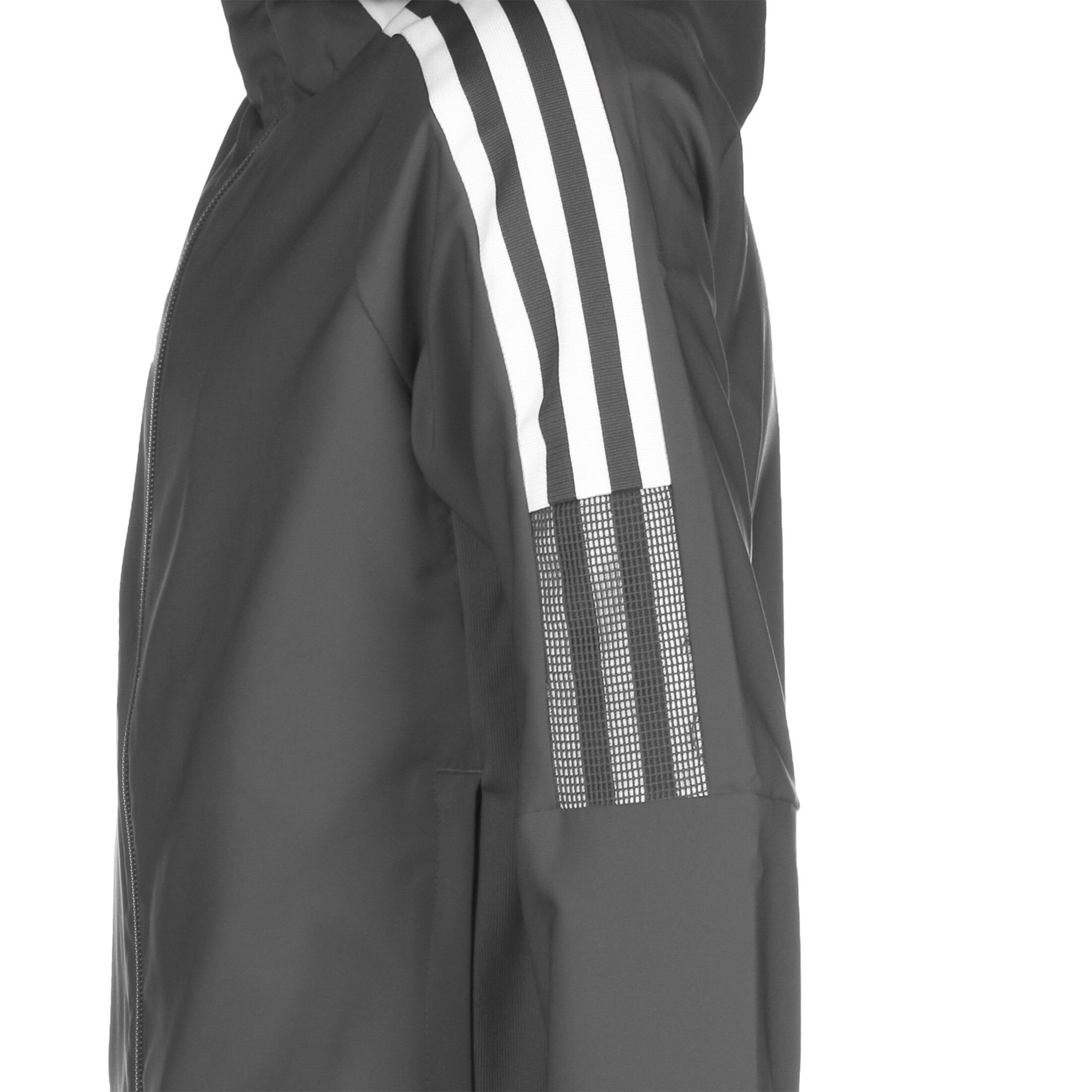 adidas Performance Trainingsjacke Tiro weiß 21 / Windbreaker Kinder grau
