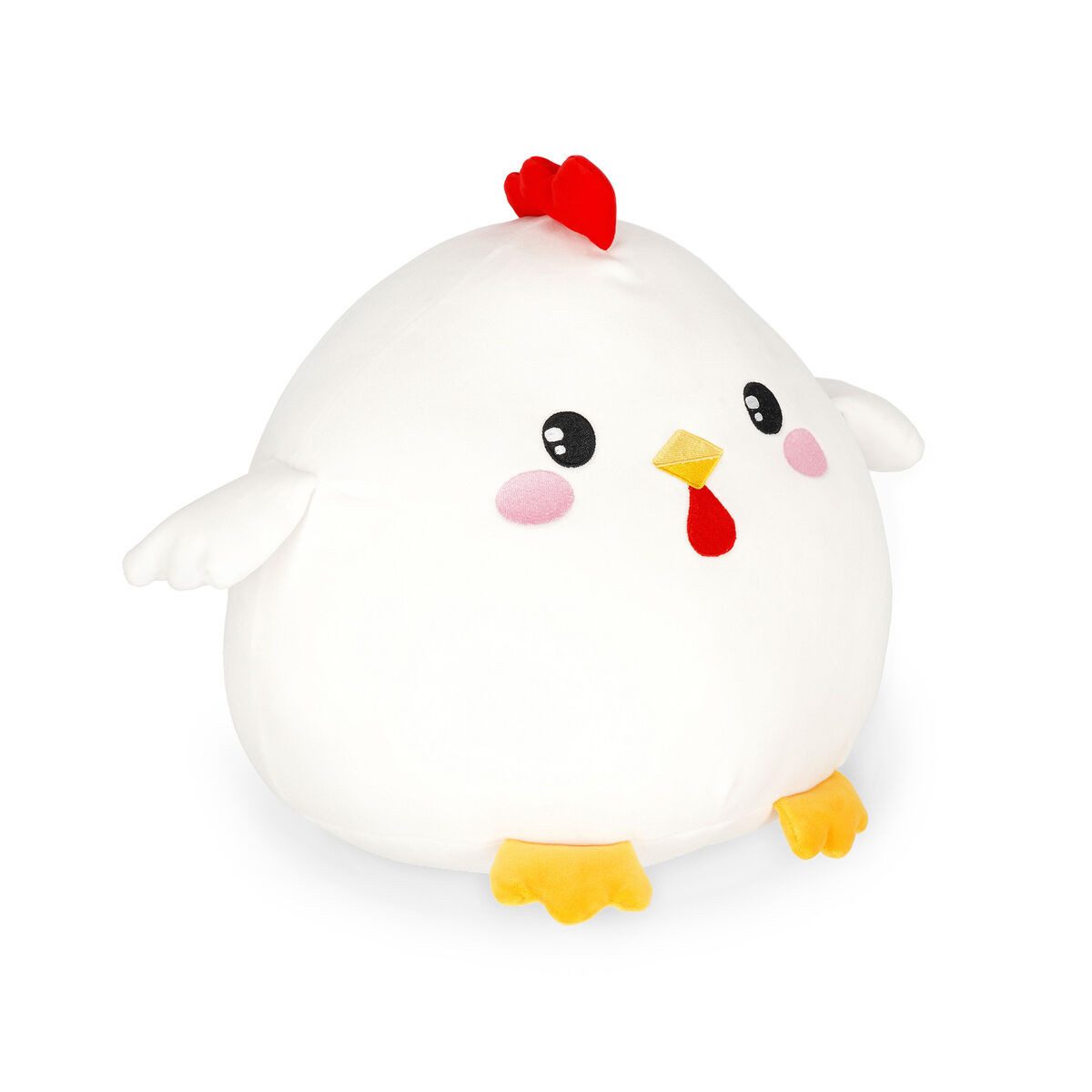 Legami Kuscheltier Kissen Super Soft Huhn weiß/bunt 36 cm
