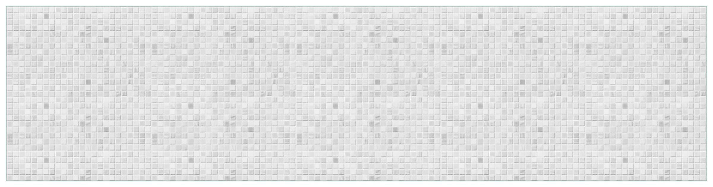 weiß-grau, Bad Fliesen Küchenrückwand (1-tlg) Wallario im
