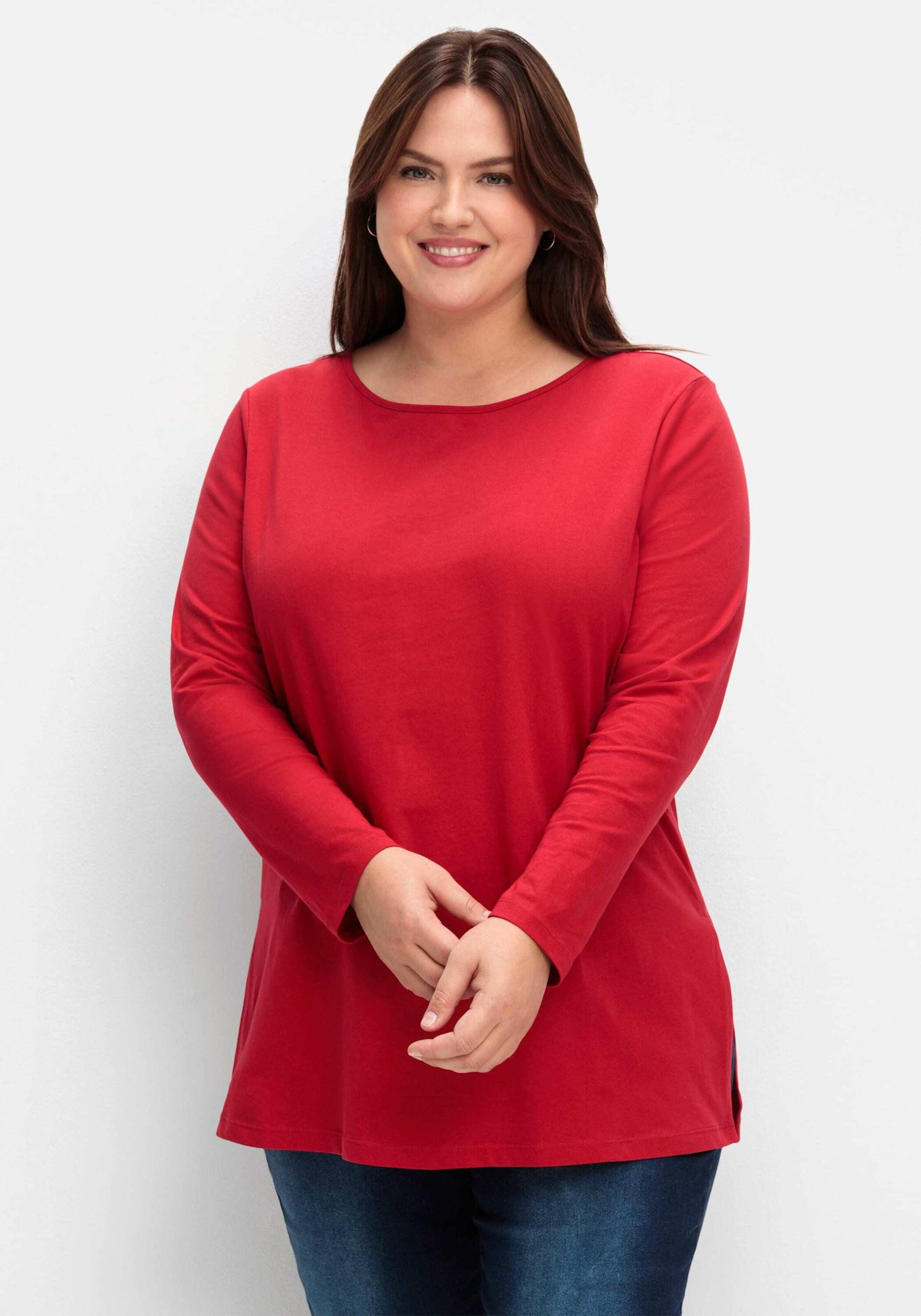 Sieh an! T-Shirt Longshirt Langarm günstig online kaufen