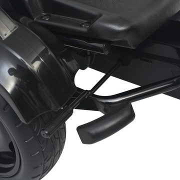 DOTMALL Go-Kart Pedalfahrzeug mit verstellbarem Sitz, Handbremse und Schalthebel