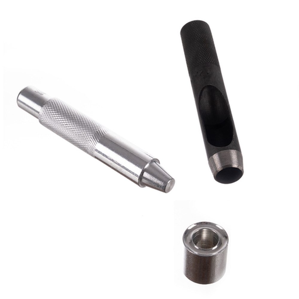 Gardlov Öse Planenösen Ösensatz 10/20mm (Spar-Set, 100-St., einfache Installation), Kompakter Organizer-Koffer sorgt für Ordnung, Übersicht