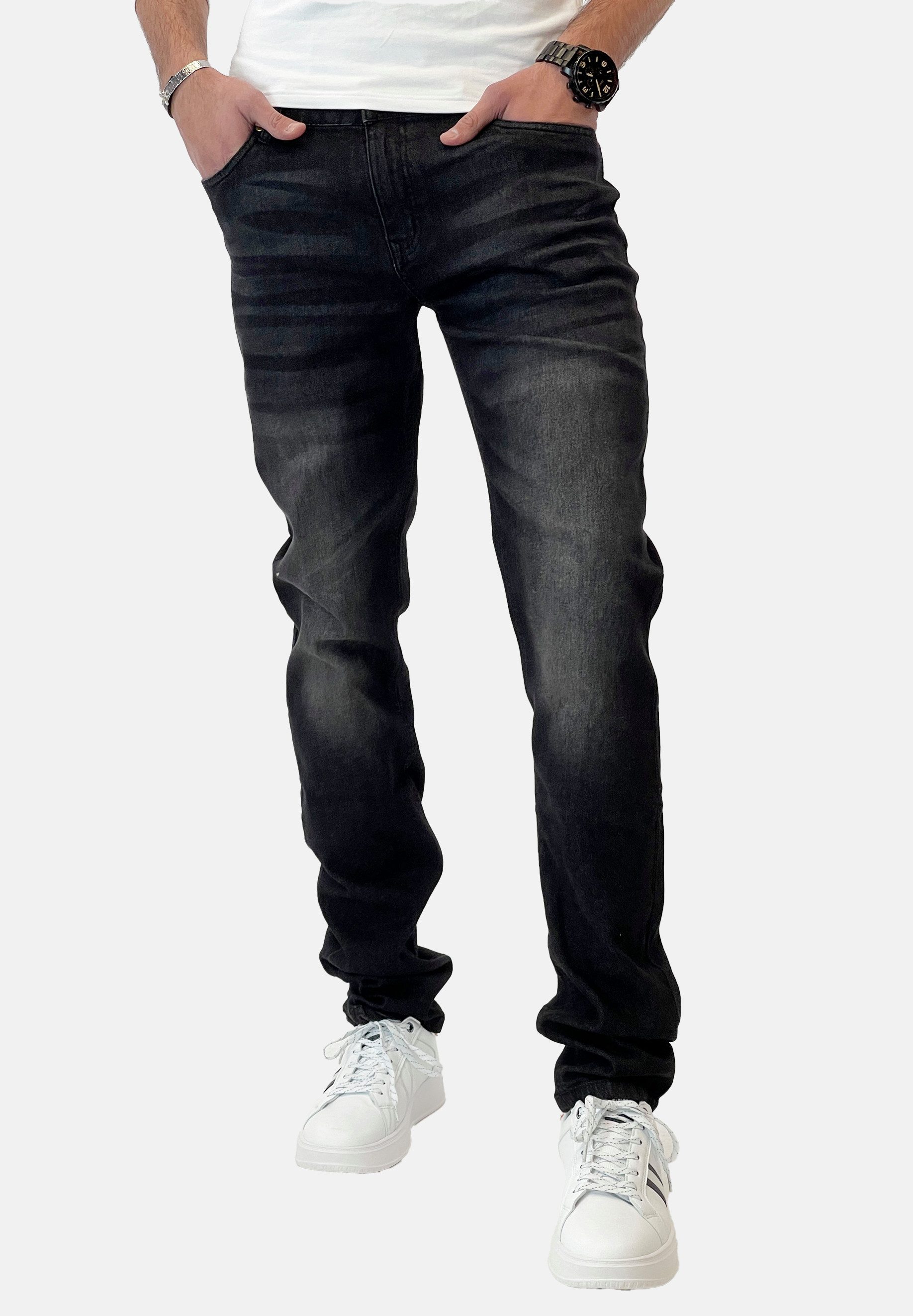 Elara Slim-fit-Jeans Elara Herren Jeans Slim günstig online kaufen