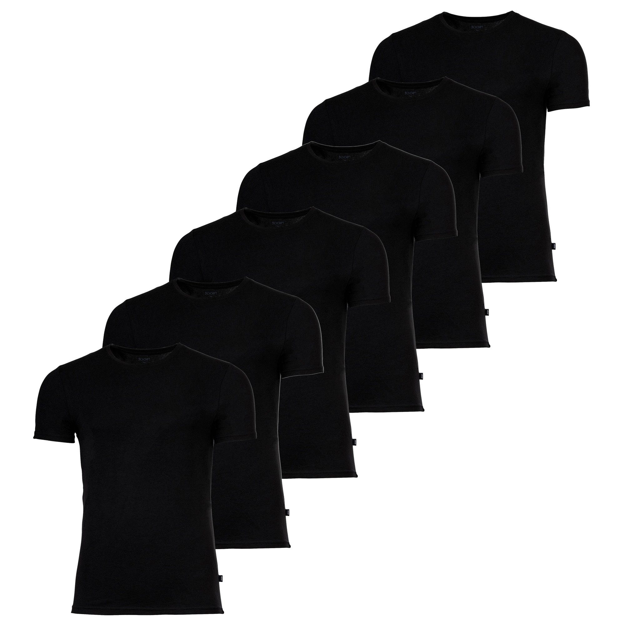 JOOP! T-Shirt Herren T-Shirt 6er Pack Baumwolle Everyday (Packung, 6er Pack)