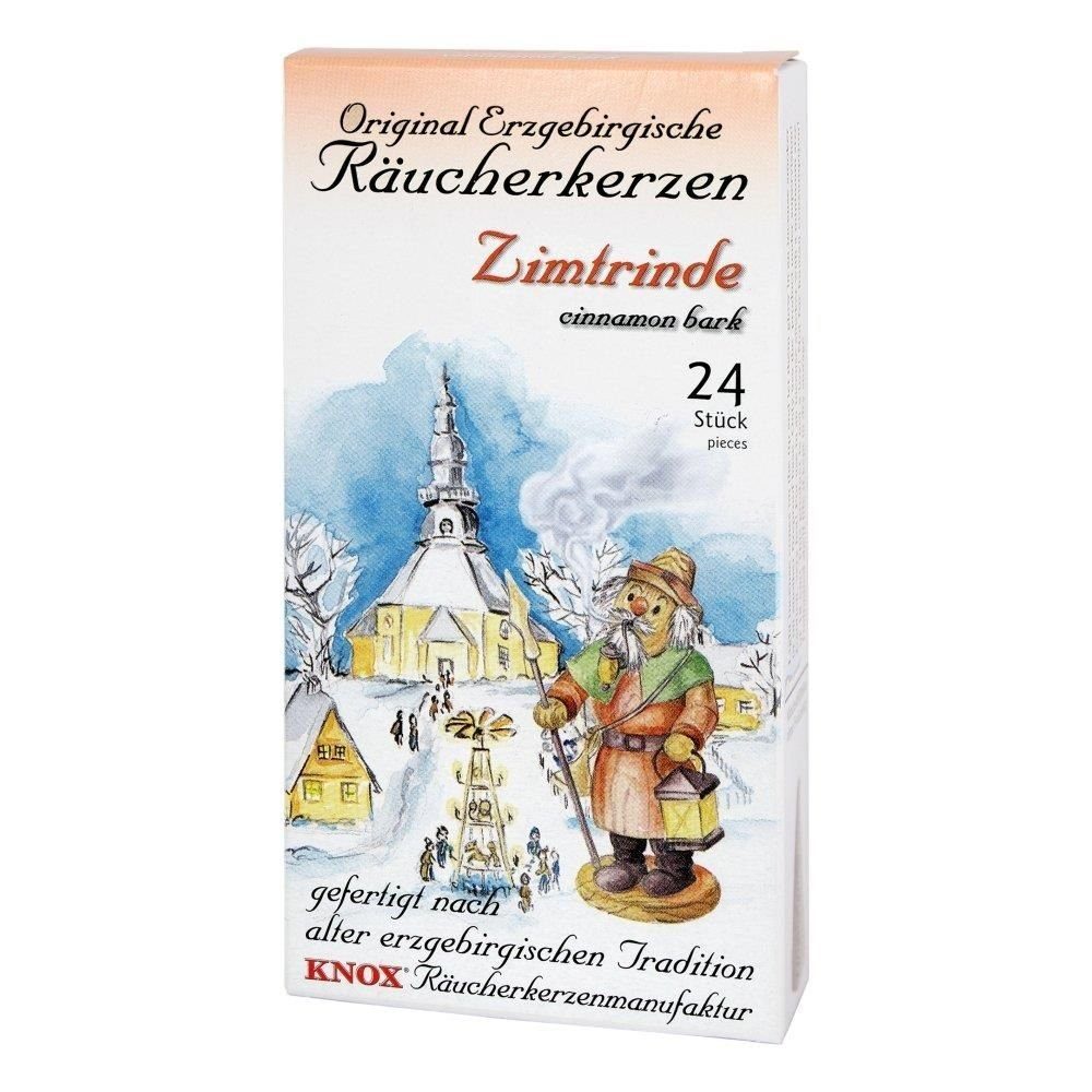 KNOX Räuchermännchen 1 Päckchen Räucherkerzen - Zimtrinde - 24er Packung