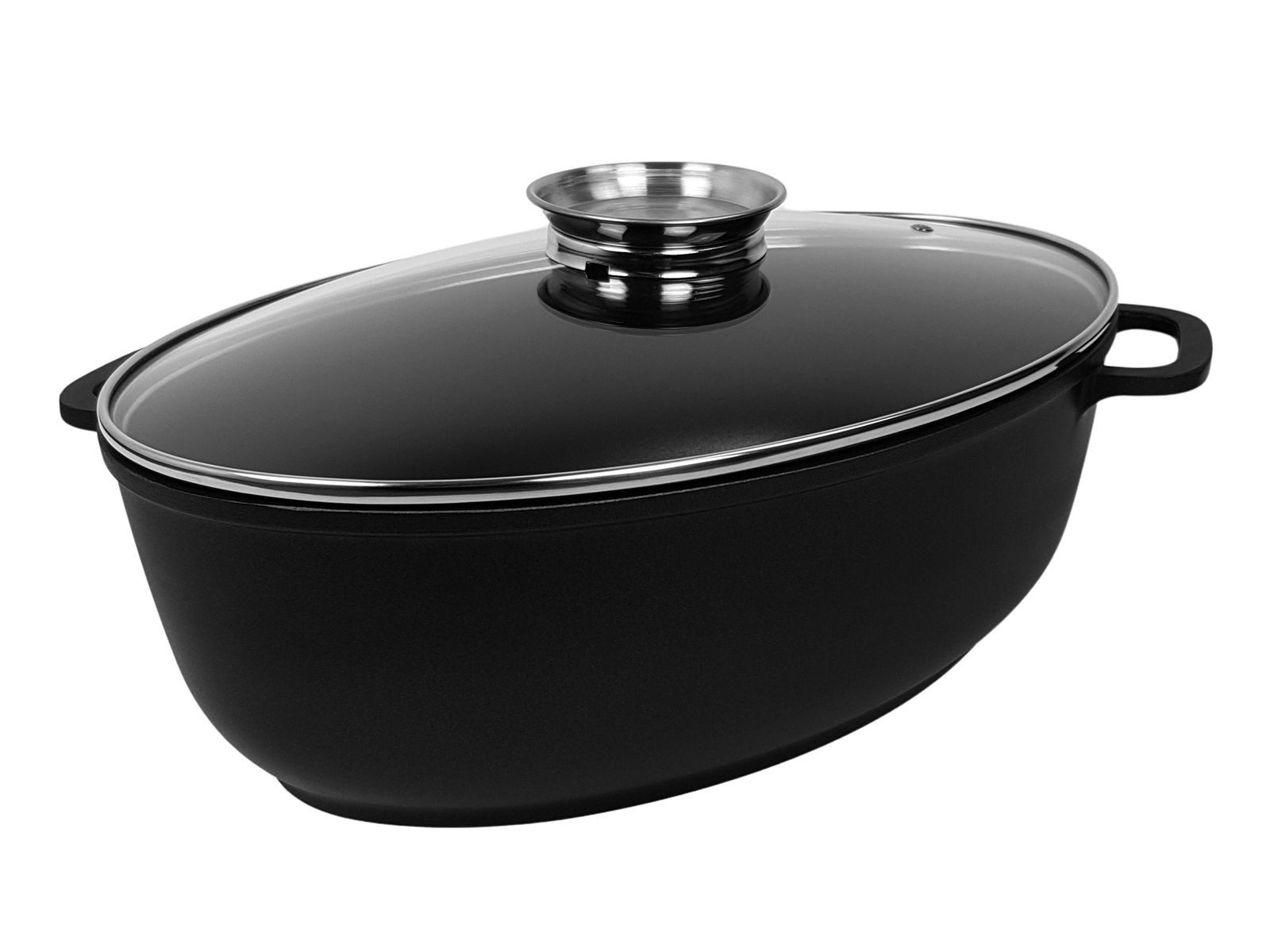 Gravidus Bräter Aluguss Bräter Gänsebräter Schmorrtopf Alugussbräter