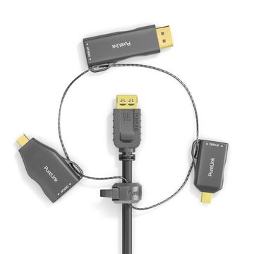 PureLink 4K HDMI Adapterring mit drei Adaptern (mini DP, DP und USB-C Stecker Video-Adapter