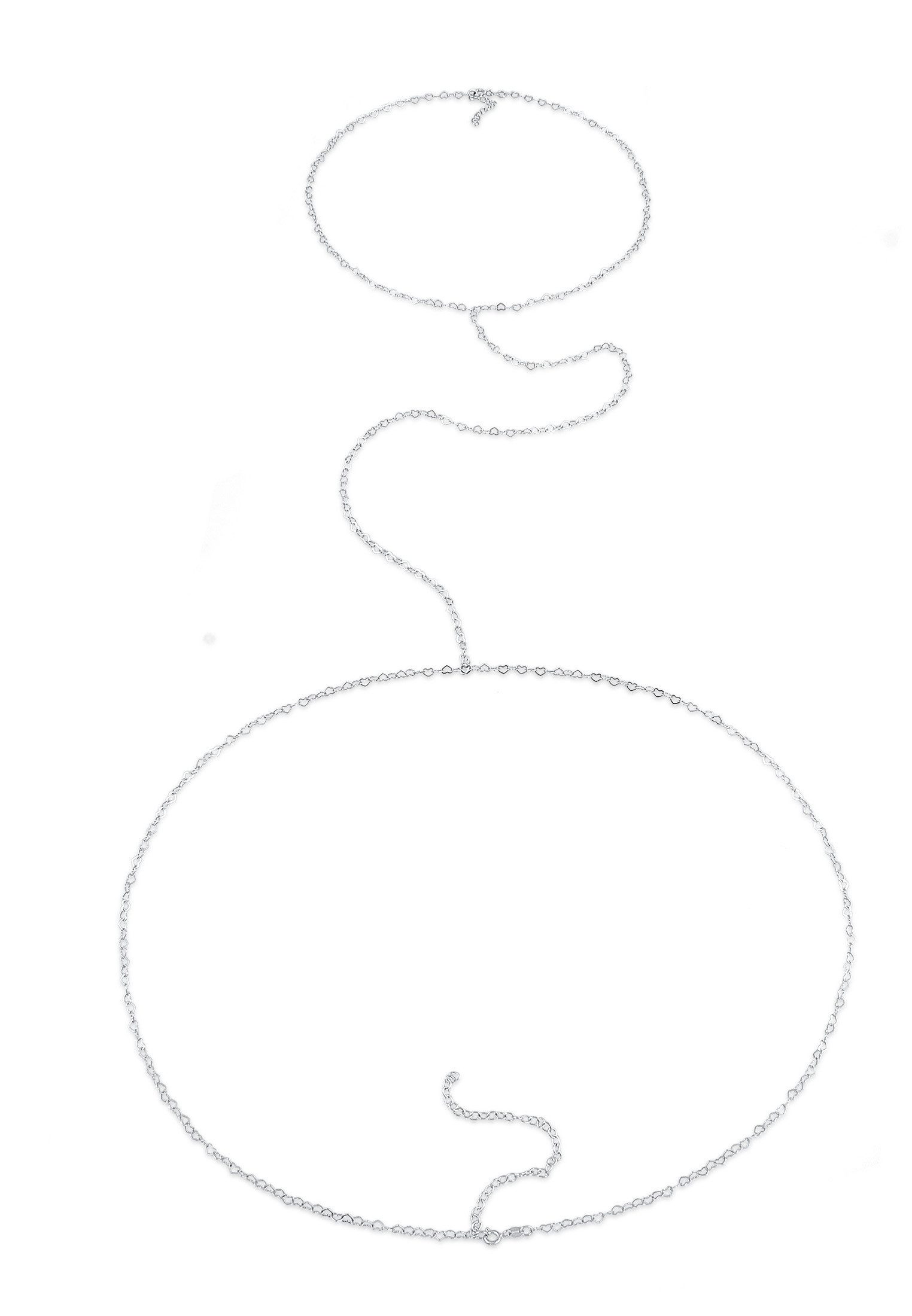 Elli Bauchkette Herz Body Chain Taillenkette 925 Silber