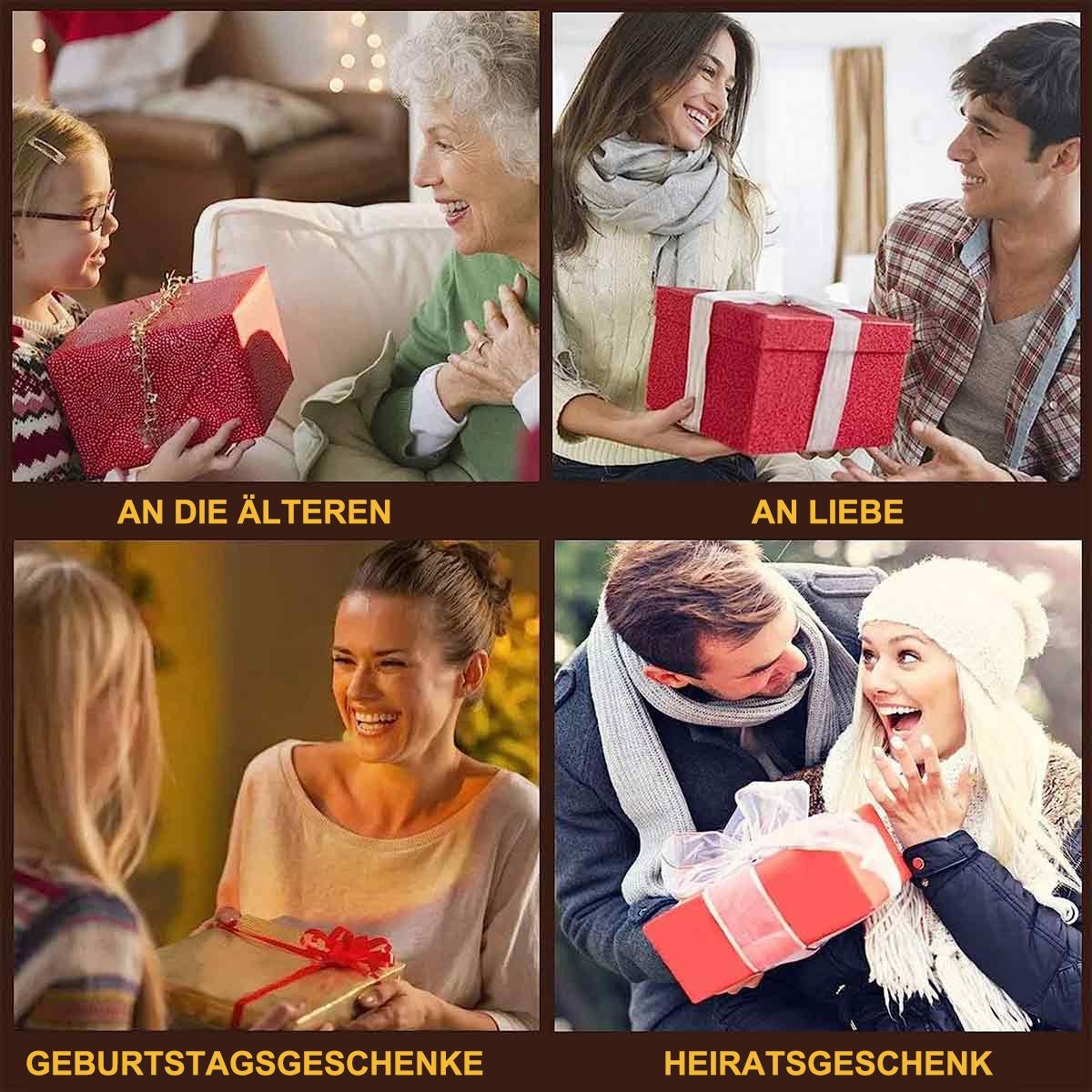 Fransen Winterschal Damen Warm Halstuch Schal Mit Rot Damen für Stola Jormftte und Herren