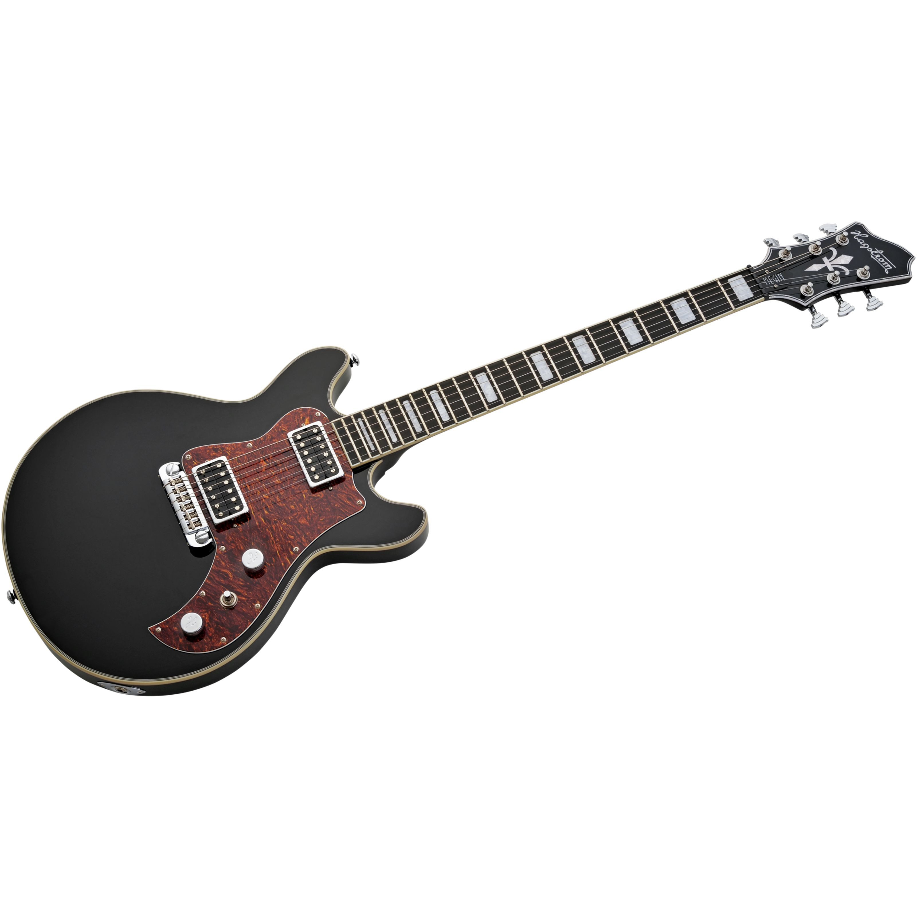 Hagstrom E-Gitarre, E-Gitarren, Andere Modelle, Megin Black Gloss - E-Gitarre