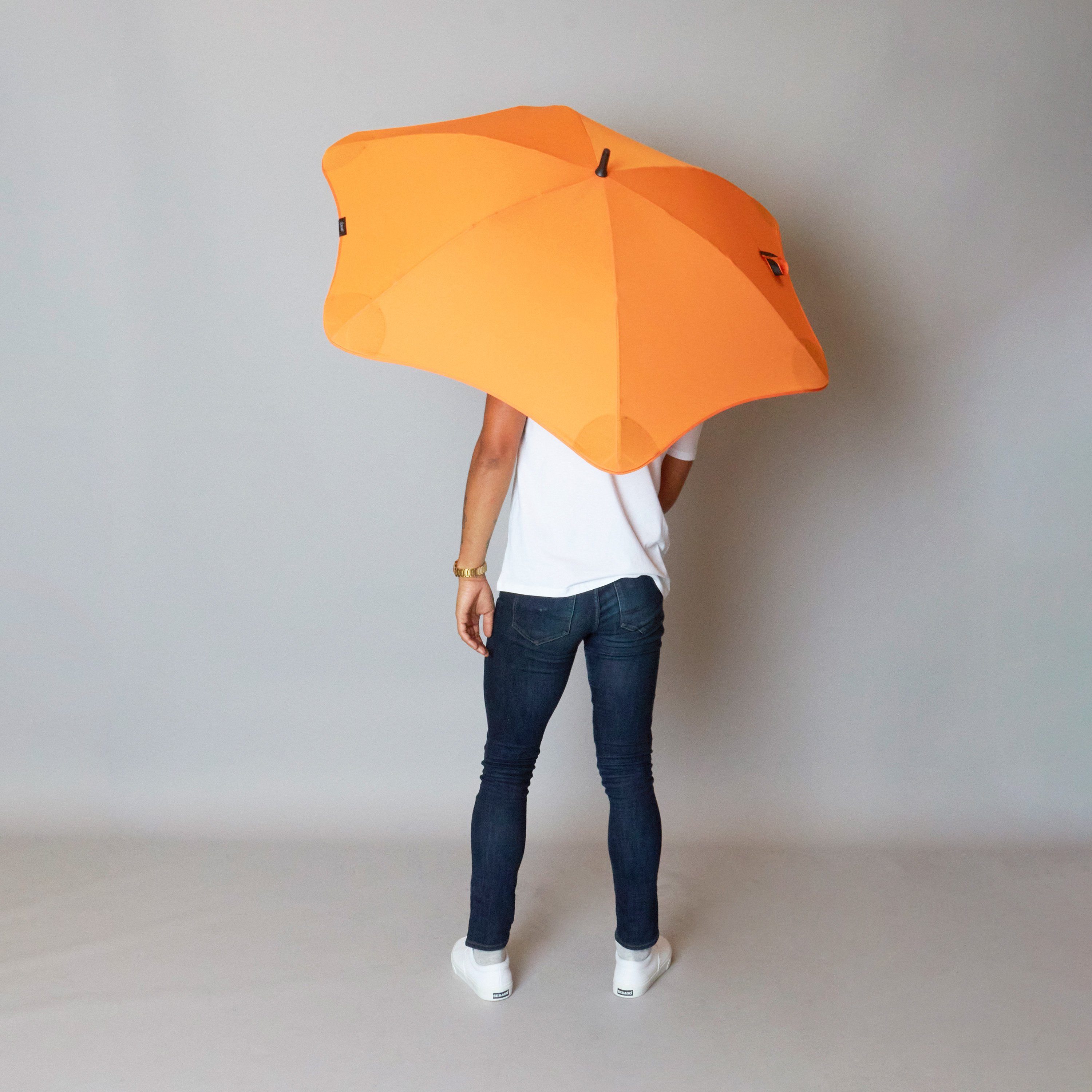 Stockregenschirm herausragende Silhouette patentierte orange einzigartige Classic, Blunt Technologie,