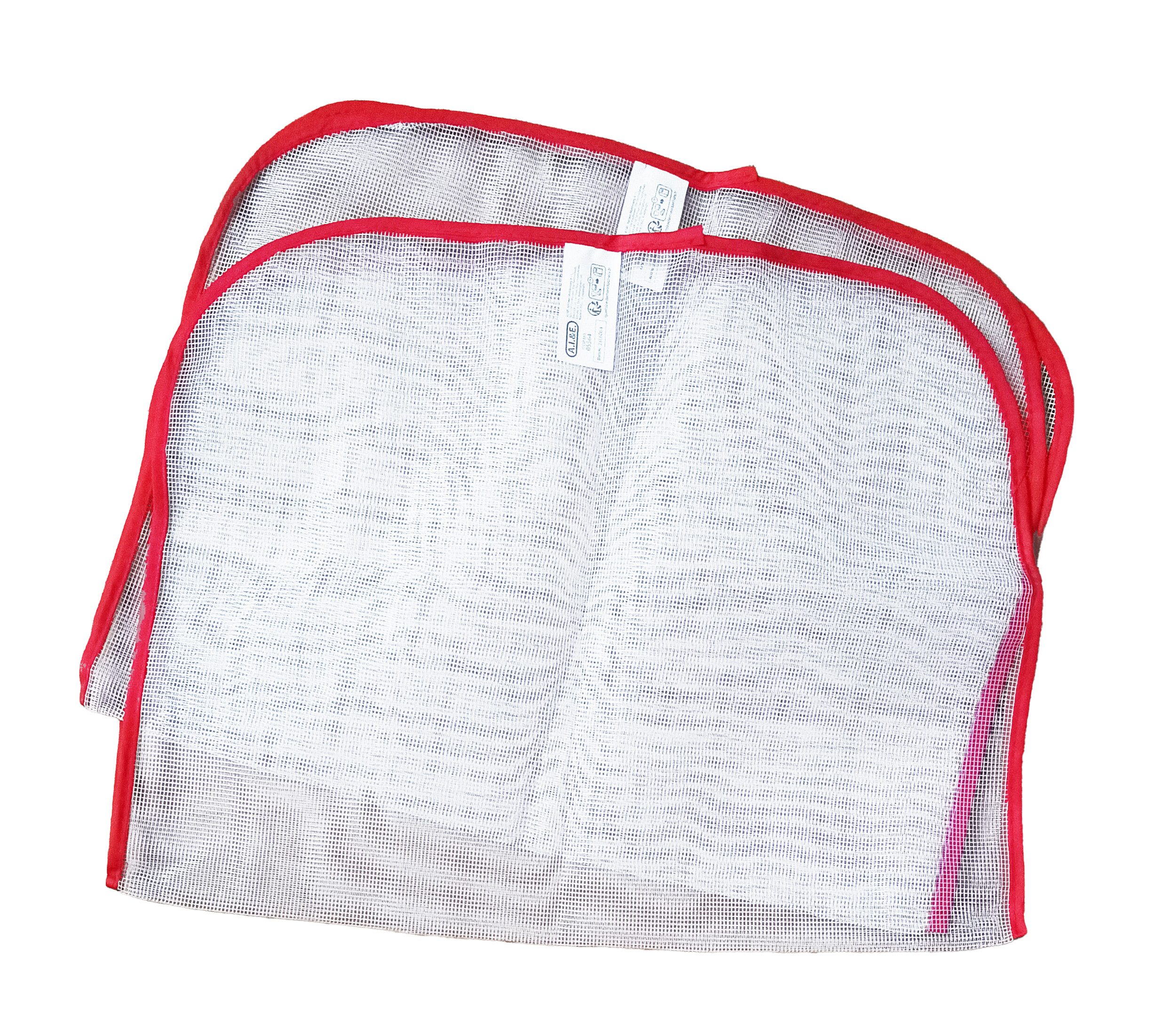 EDCO Bügeltuch 2x BÜGELTUCH 40x60cm Bügelunterlage Bügelauflage Bügelschutztuch 40, Zubehör für Bügelbrett, Bügeltisch, durchsichtig Bügelschutz Schutz Bügelwäsche Unterlage Bügelhilfe