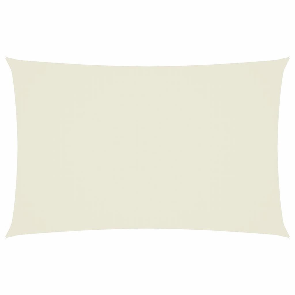 Sonnensegel Sonnensegel Oxford-Gewebe Rechteckig 2x4,5 m Creme