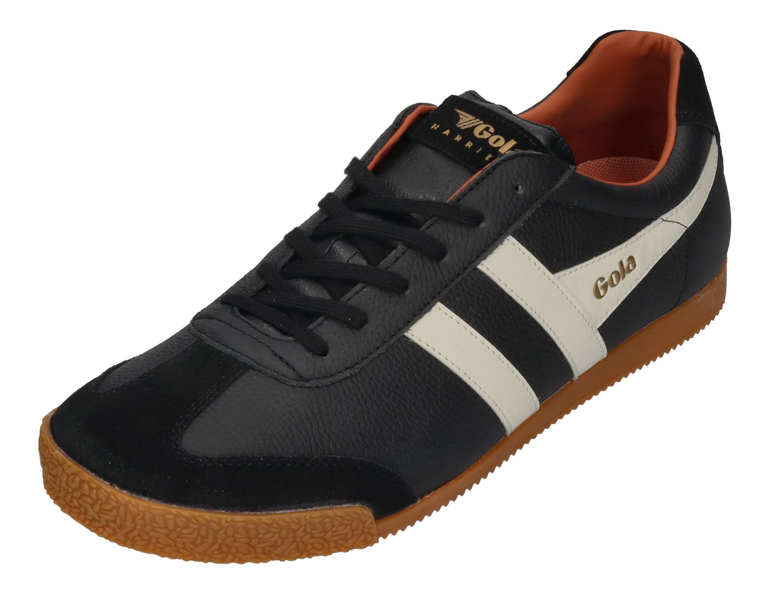 Gola HARRIER LEA CMB426 Sneaker Black White Moody Orange