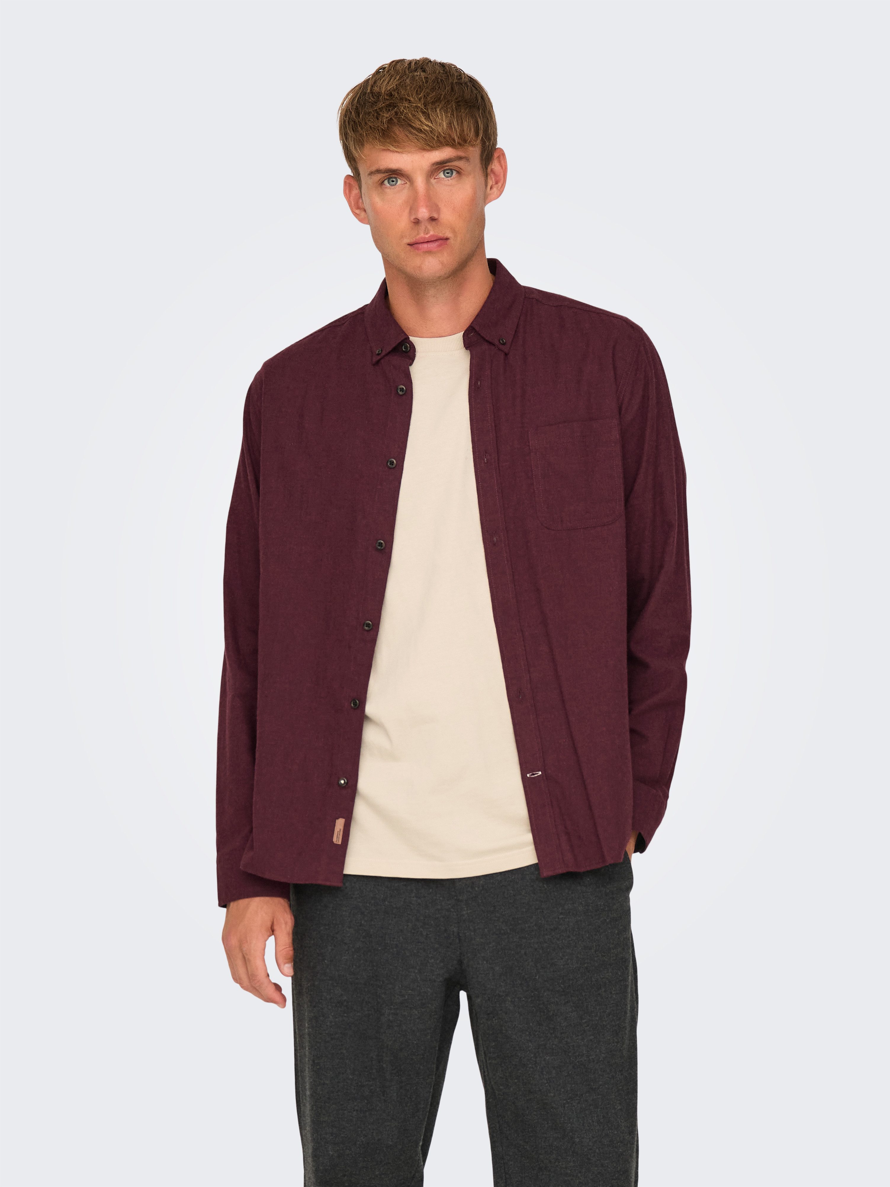 ONLY & SONS Langarmhemd ONSROAD LIFE günstig online kaufen