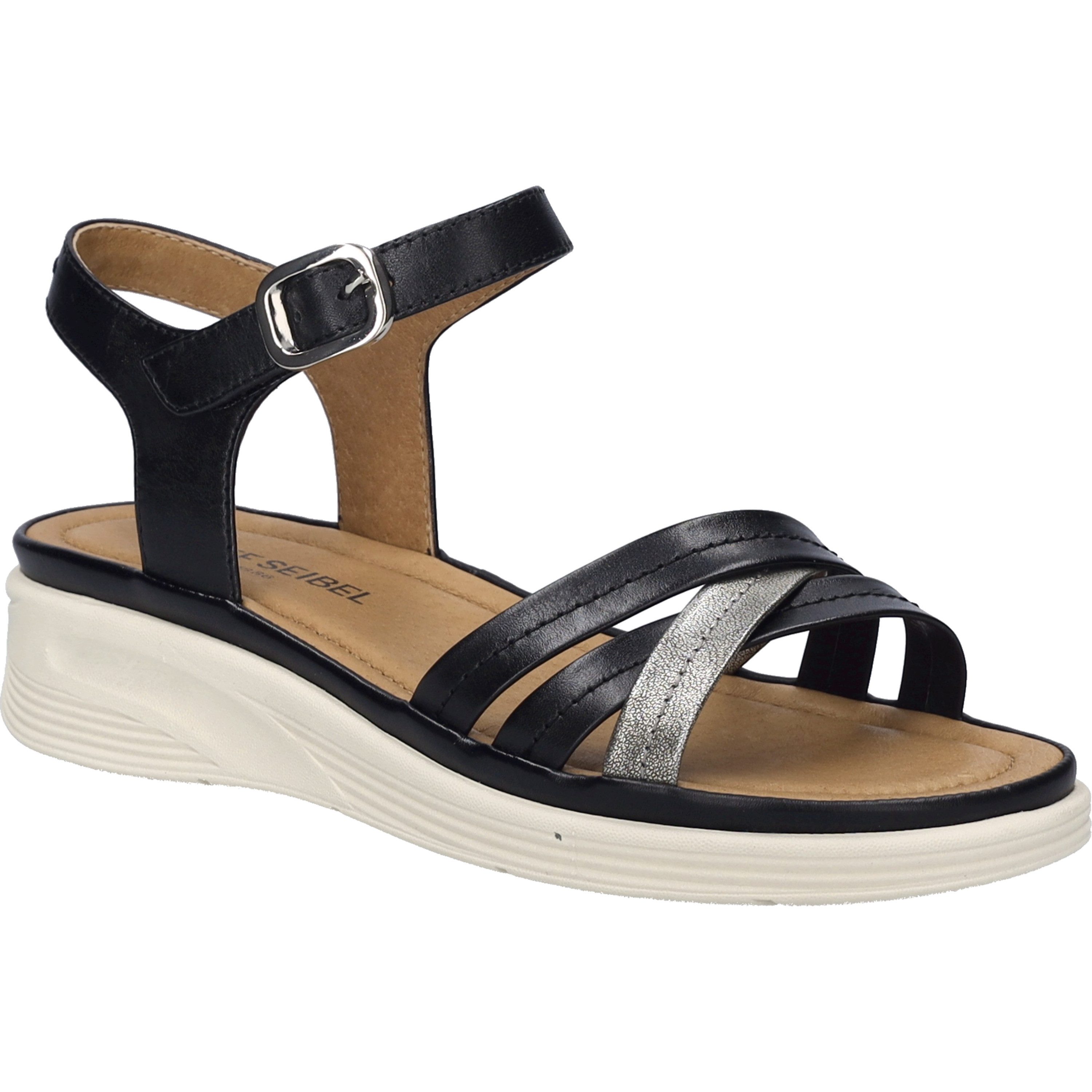 Josef Seibel Sevran 02, schwarz Sandale