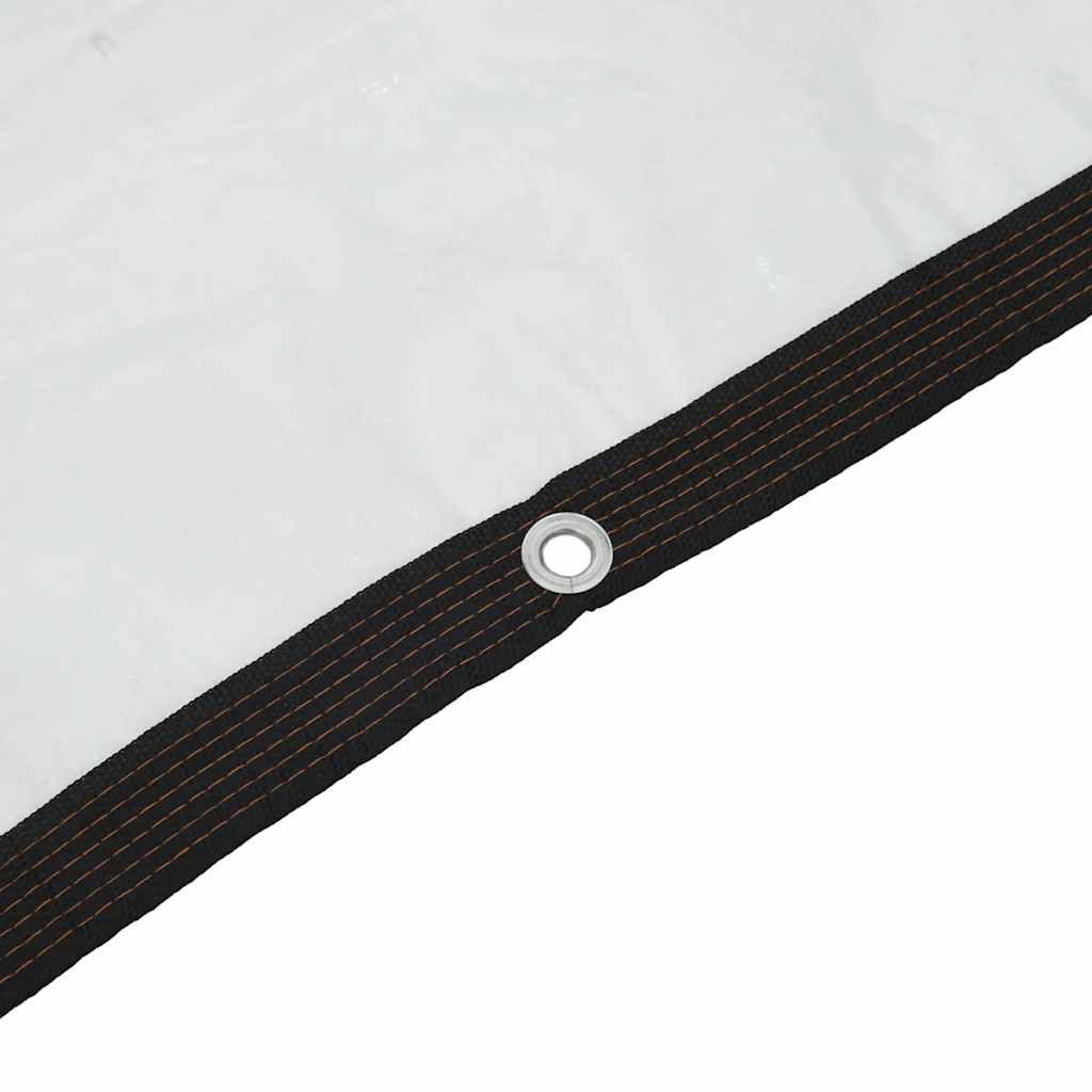 vidaXL Schutzplane Klare Plane mit Ösen 2x2 m Polyethylen (1-St) – Bild 5 von 5