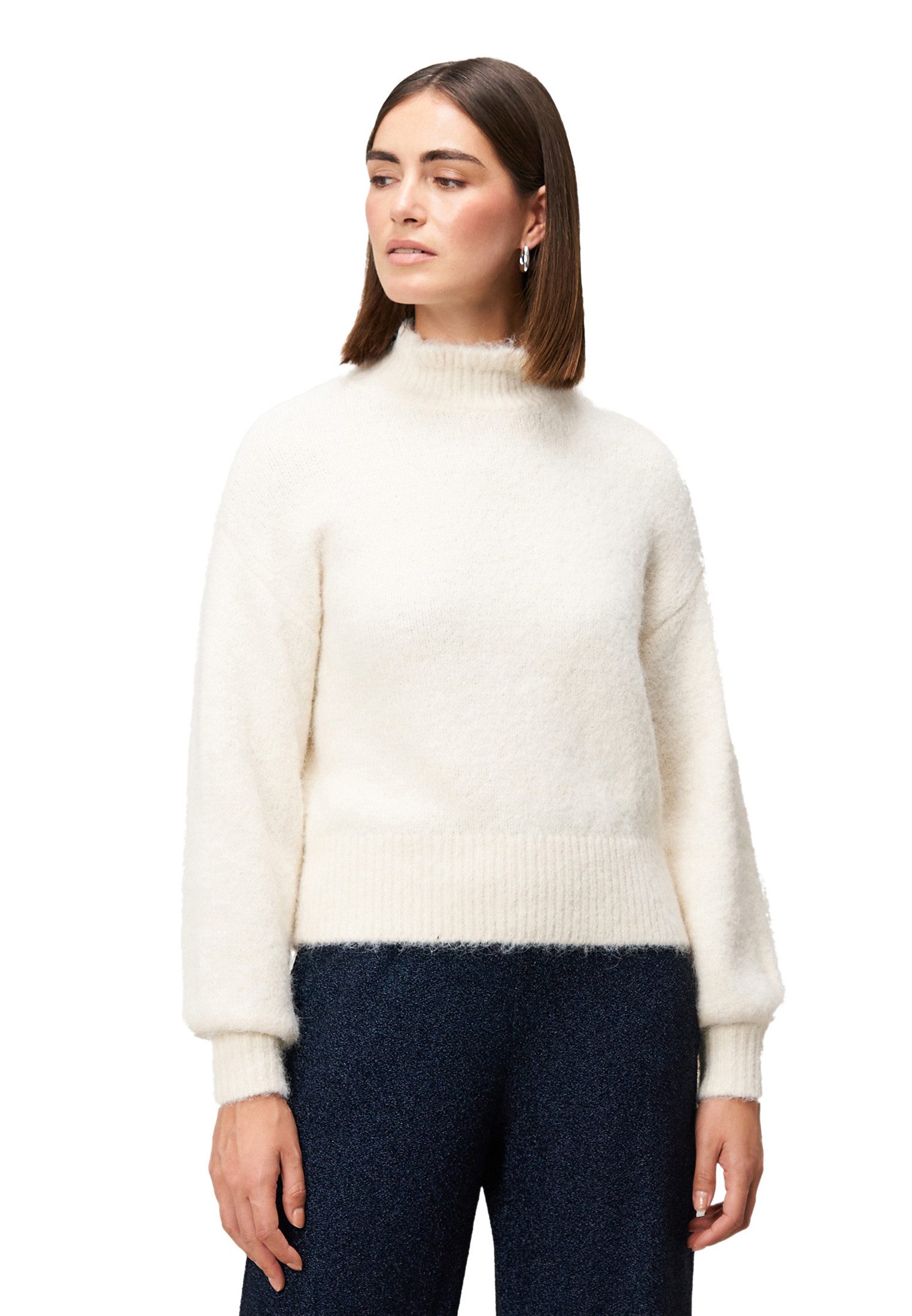 Strickpullover Damen mit Ballonärmeln