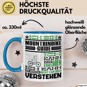 Trendation Tasse Mountainbike-Guide Geschenk Kaffee-Tasse Geschenkidee für Mountainbike